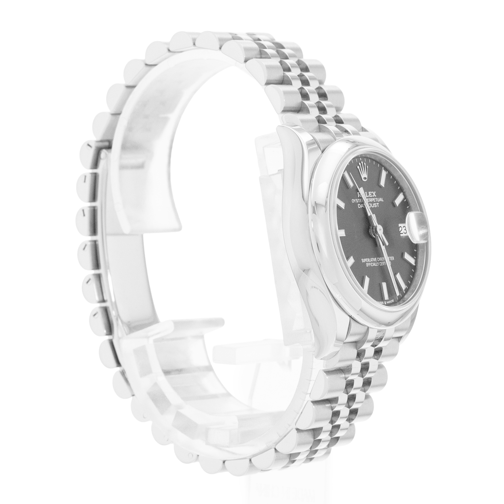 Rolex Datejust 31 278240 Gray Dial Steel Jubilee Ladies Automatic Watch Card thumbnail 6