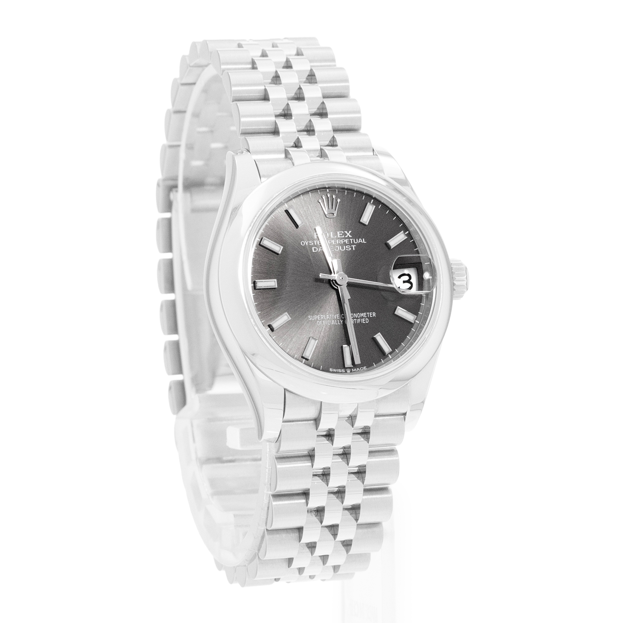Rolex Datejust 31 278240 Gray Dial Steel Jubilee Ladies Automatic Watch Card thumbnail 7