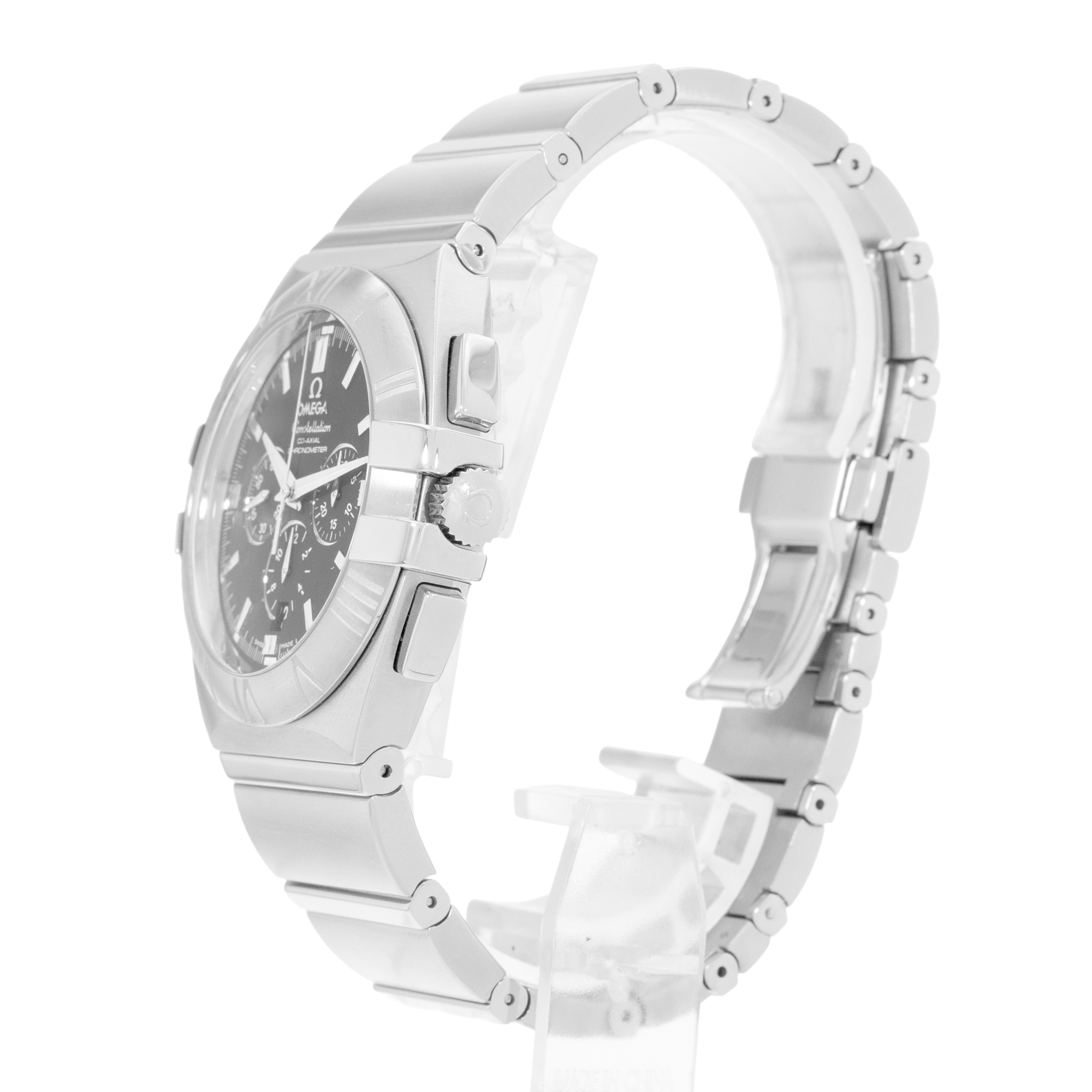 Omega Constellation Double Eagle 1514.51.00 41mm Black Steel Mens Watch Card thumbnail 5