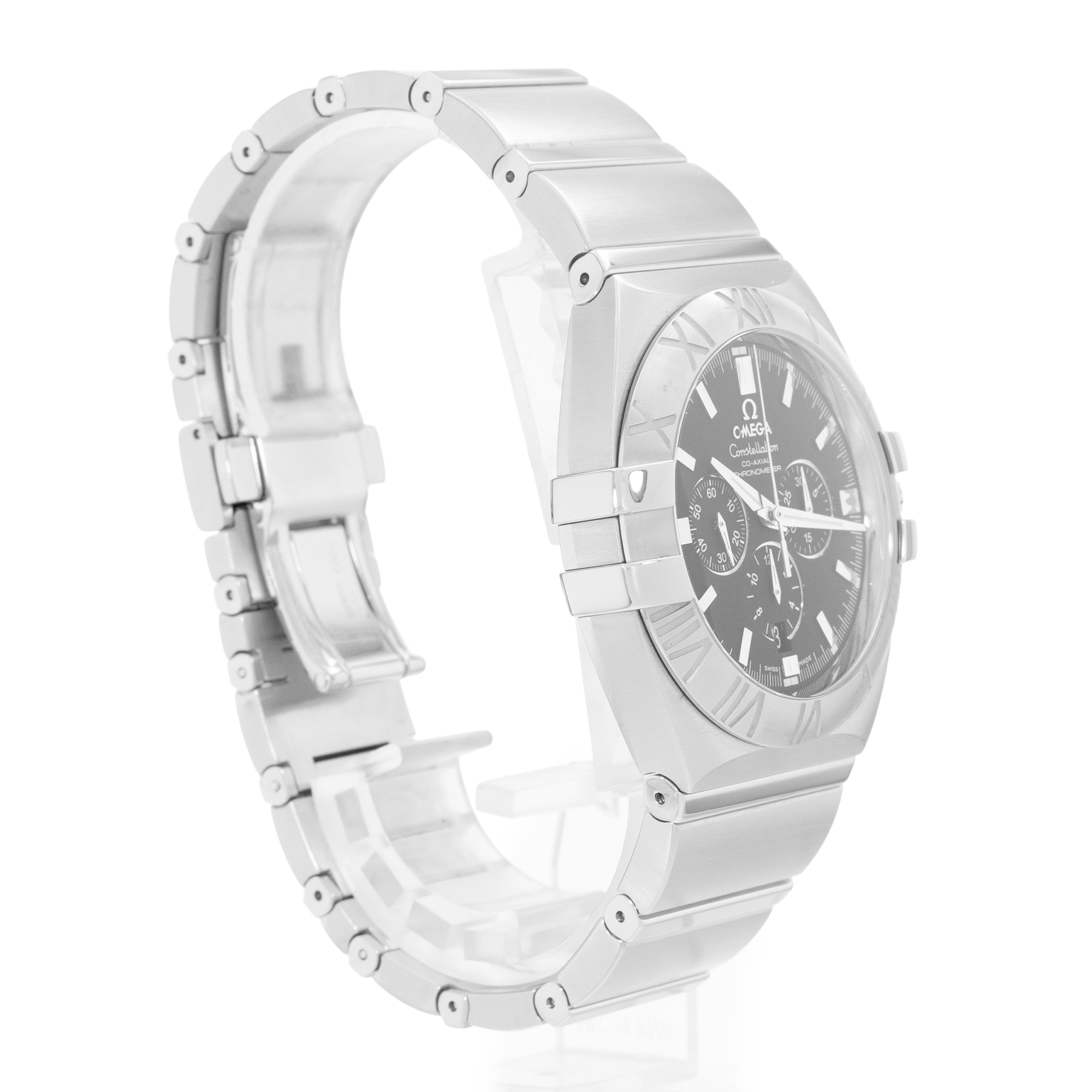 Omega Constellation Double Eagle 1514.51.00 41mm Black Steel Mens Watch Card thumbnail 6