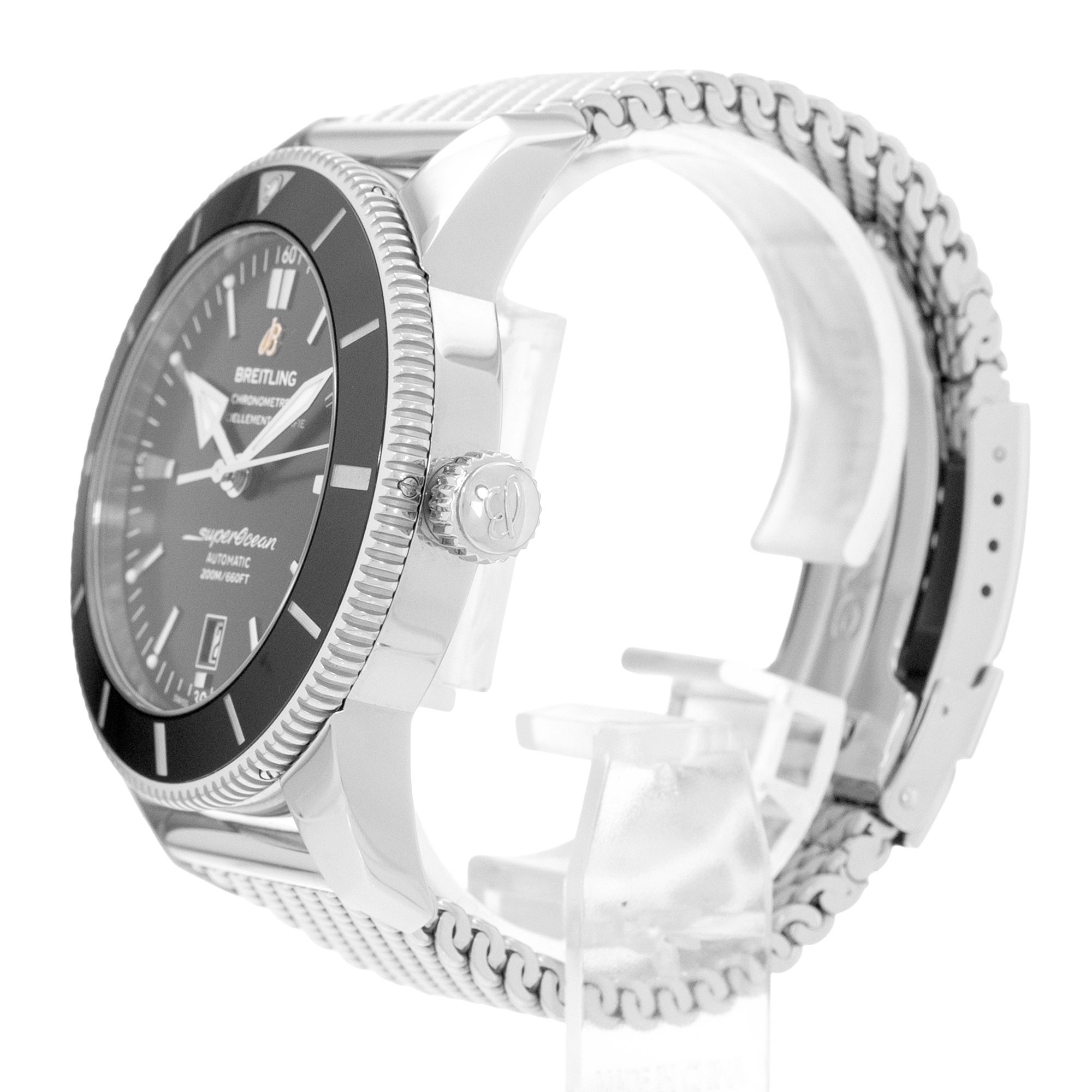 Breitling Superocean Heritage II AB2020 46mm Black Steel Mens Watch Box Card thumbnail 5