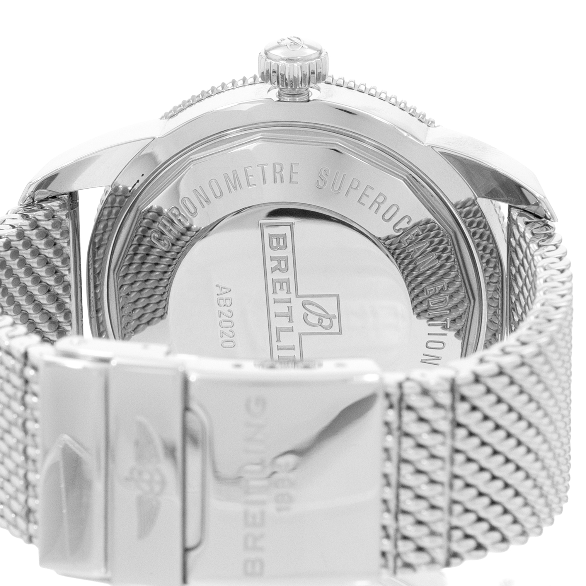 Breitling Superocean Heritage II AB2020 46mm Black Steel Mens Watch Box Card thumbnail 9