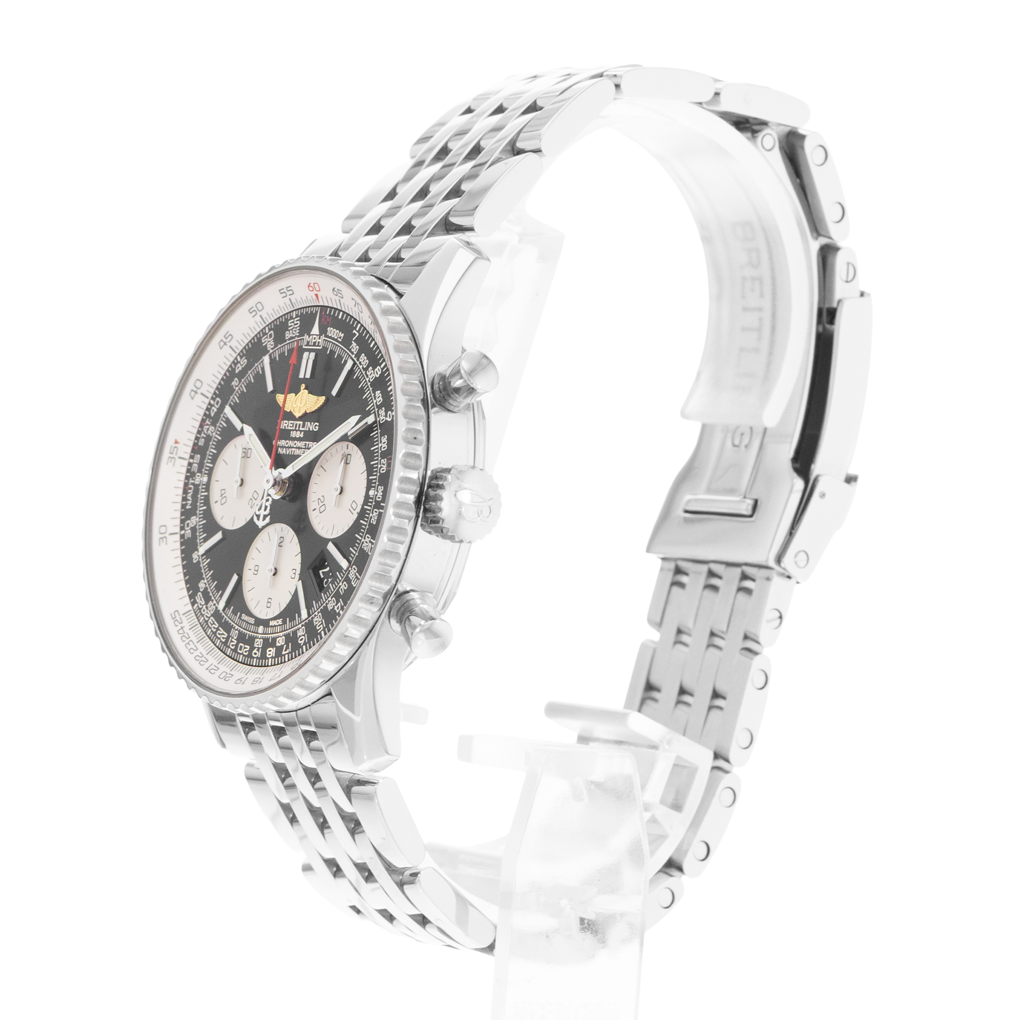 Breitling Navitimer 01 AB0120 43mm Black Steel Mens Watch Box thumbnail 5