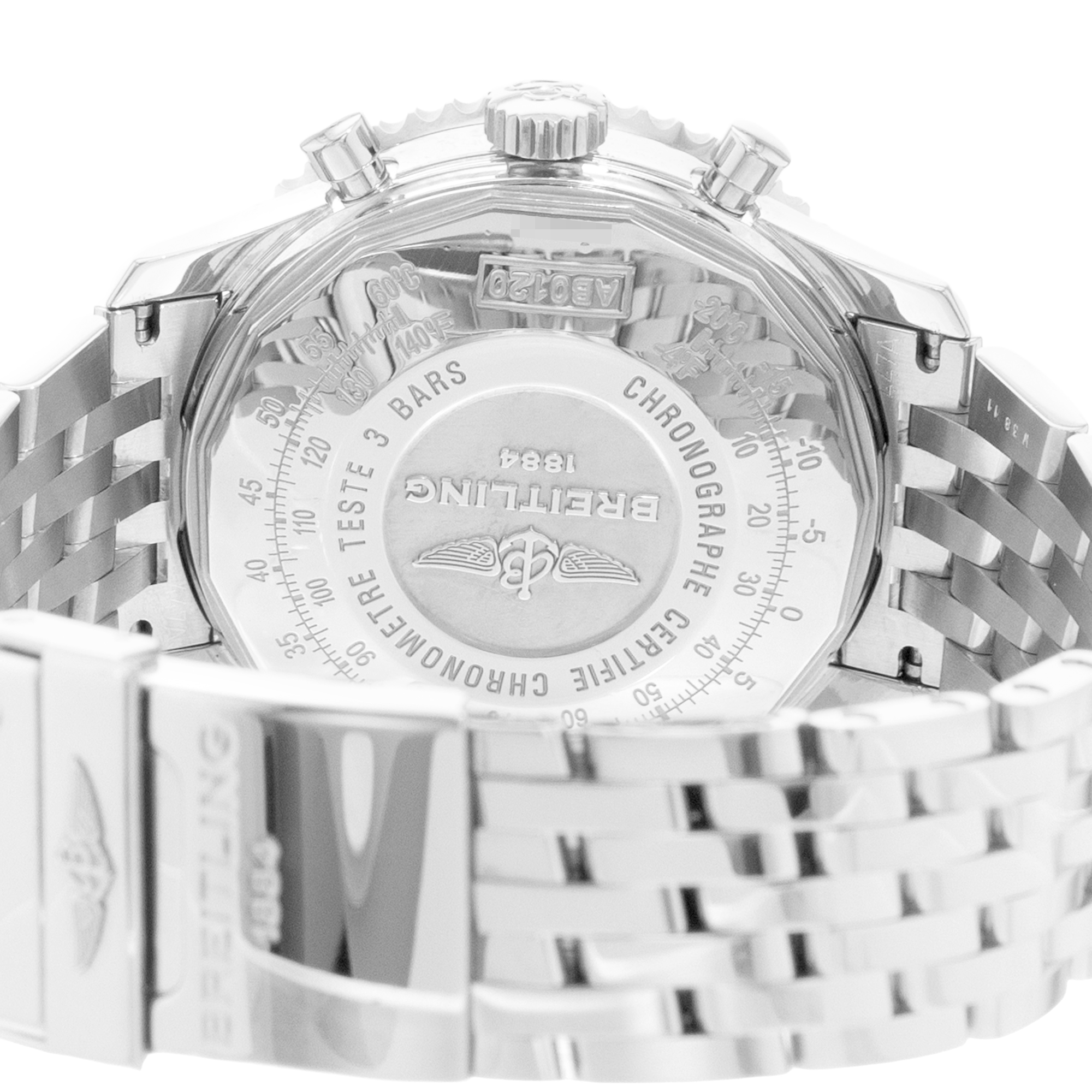 Breitling Navitimer 01 AB0120 43mm Black Dial Steel Mens Watch Box thumbnail 8