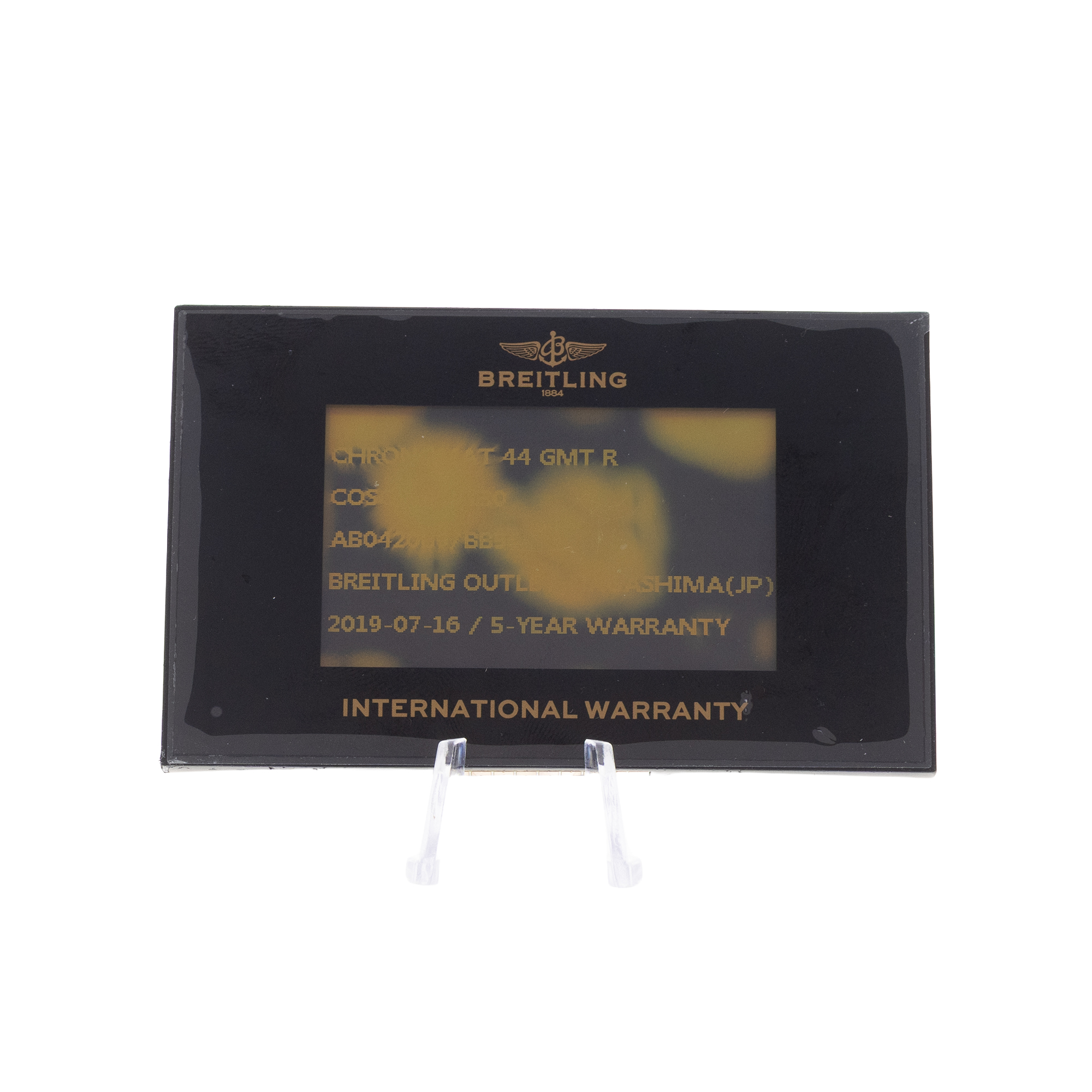 Breitling Chronomat AB0420 44mm Black Dial Steel Mens Watch Box Card thumbnail 3
