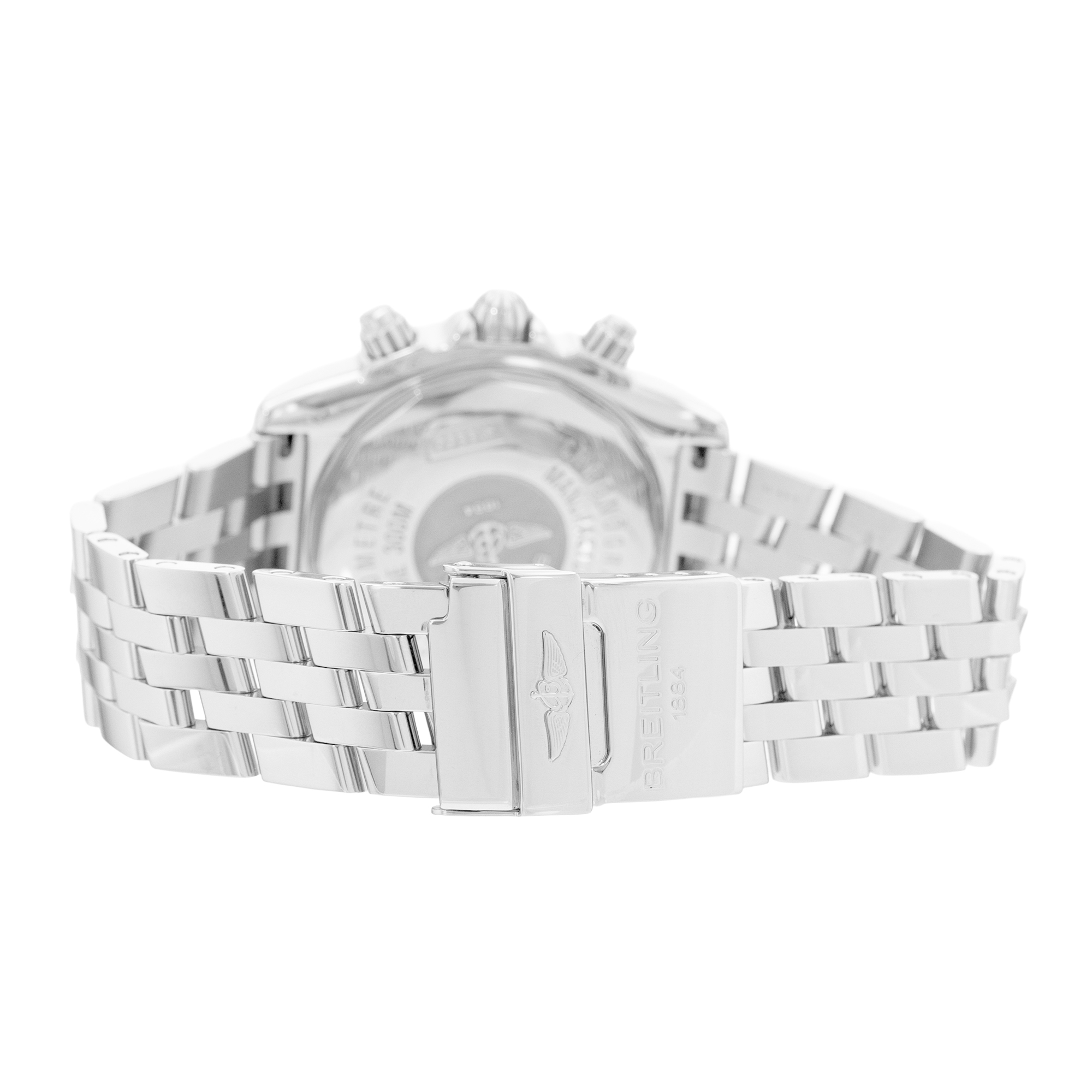 Breitling Chronomat Evolution A156A69PA 44mm MOP Steel Mens Watch Box Card thumbnail 8