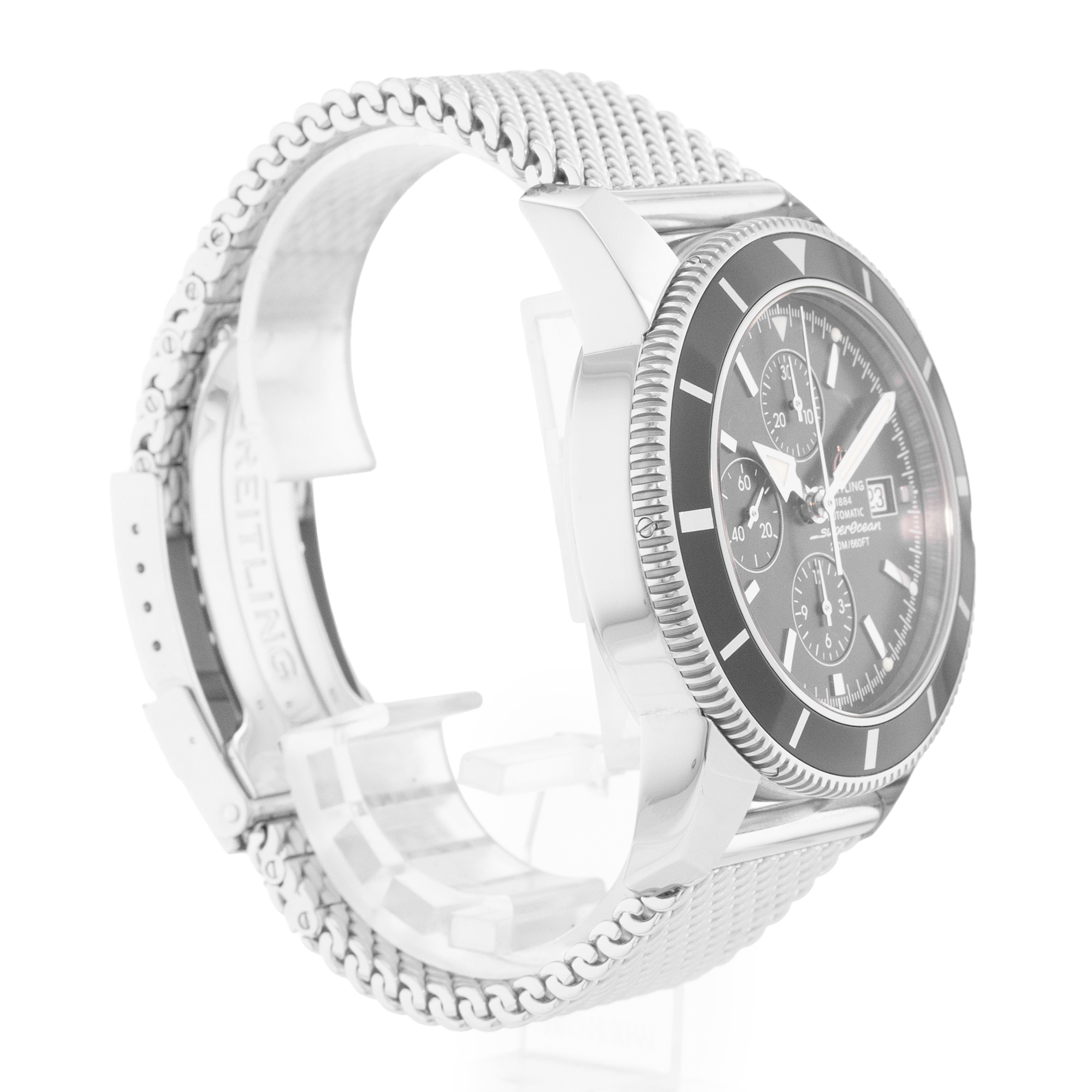 Breitling Superocean Heritage A13320 46mm Black Dial Steel Mens Watch thumbnail 5