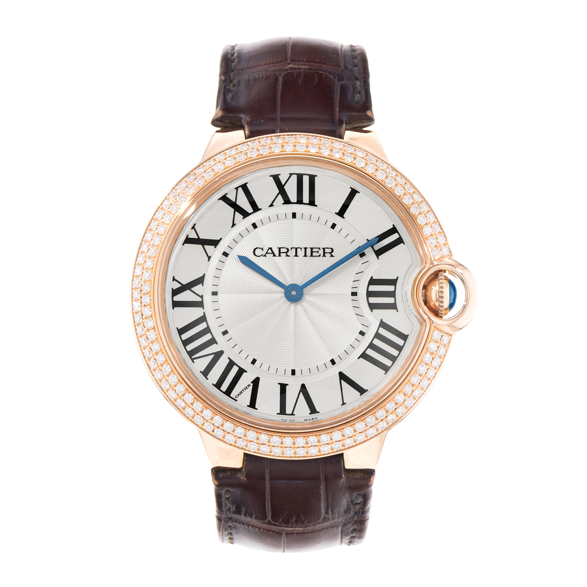 Cartier Ballon Bleu 40mm WE902055 2661 Silver Gold Diamond Ladies Watch Card 2017 thumbnail 2