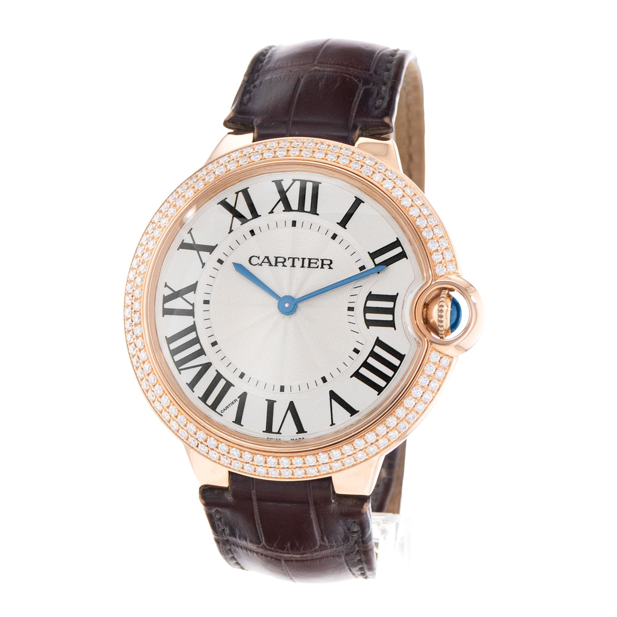 Cartier Ballon Bleu 40mm WE902055 2661 Silver Gold Diamond Ladies Watch Card 2017 thumbnail 4