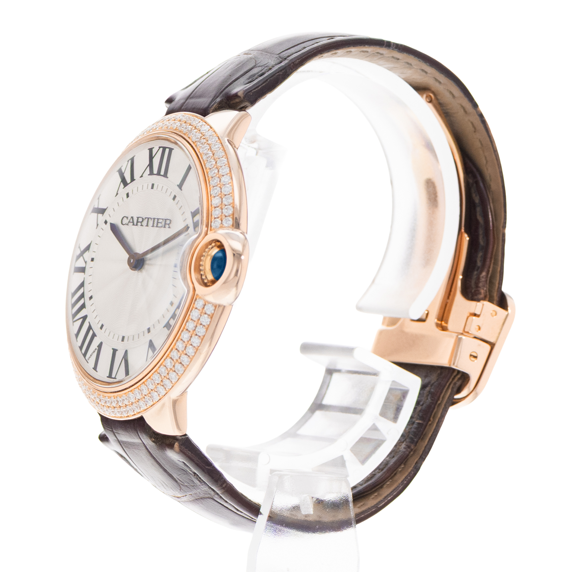 Cartier Ballon Bleu 40mm WE902055 2661 Silver Gold Diamond Ladies Watch Card 2017 thumbnail 5
