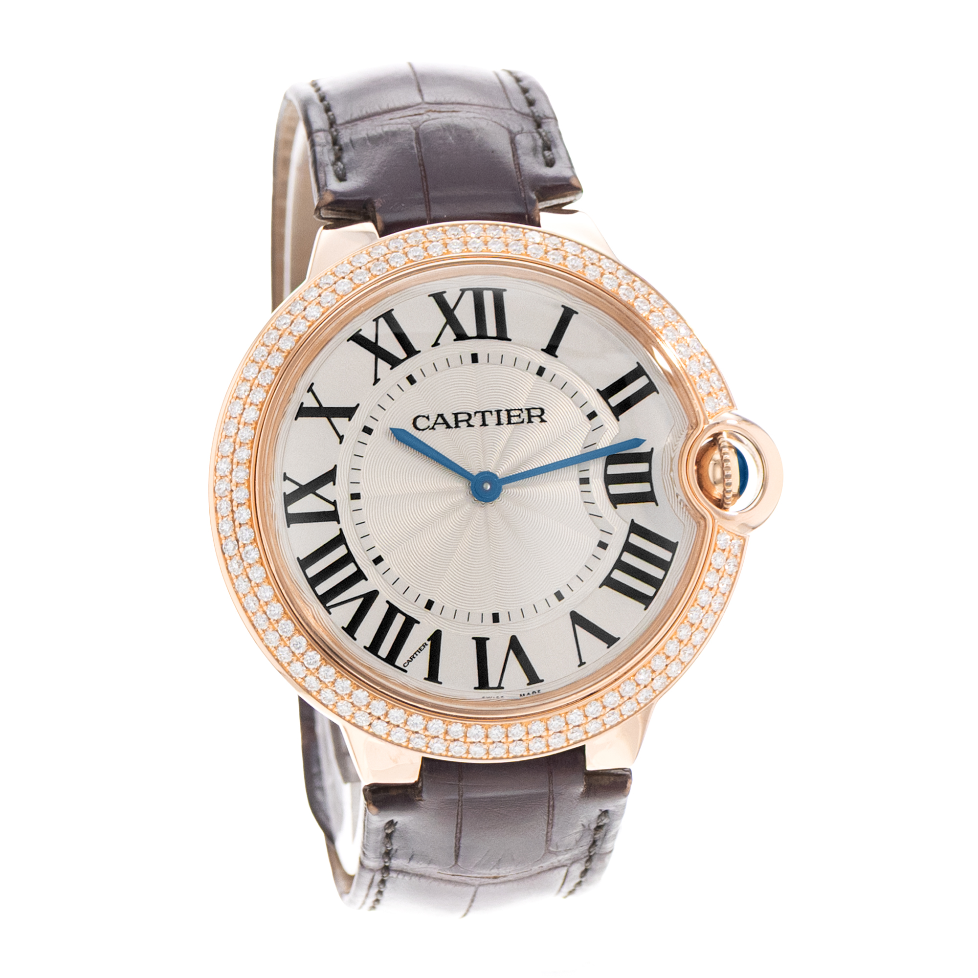 Cartier Ballon Bleu 40mm WE902055 2661 Silver Gold Diamond Ladies Watch Card 2017 thumbnail 7