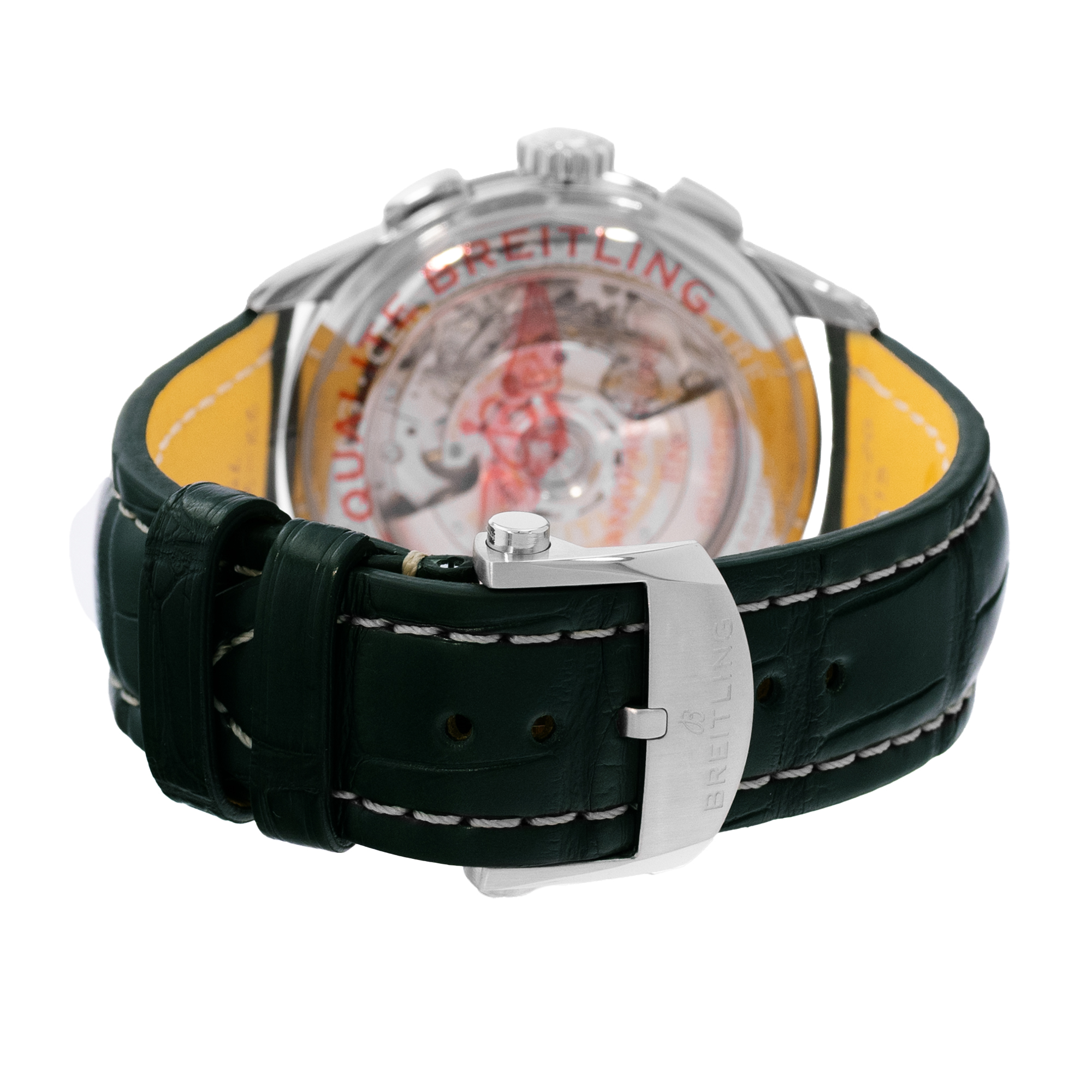 Breitling Premier B01 Chronograph AB0118221L1P1 42mm Green Mens Watch Box Card thumbnail 8