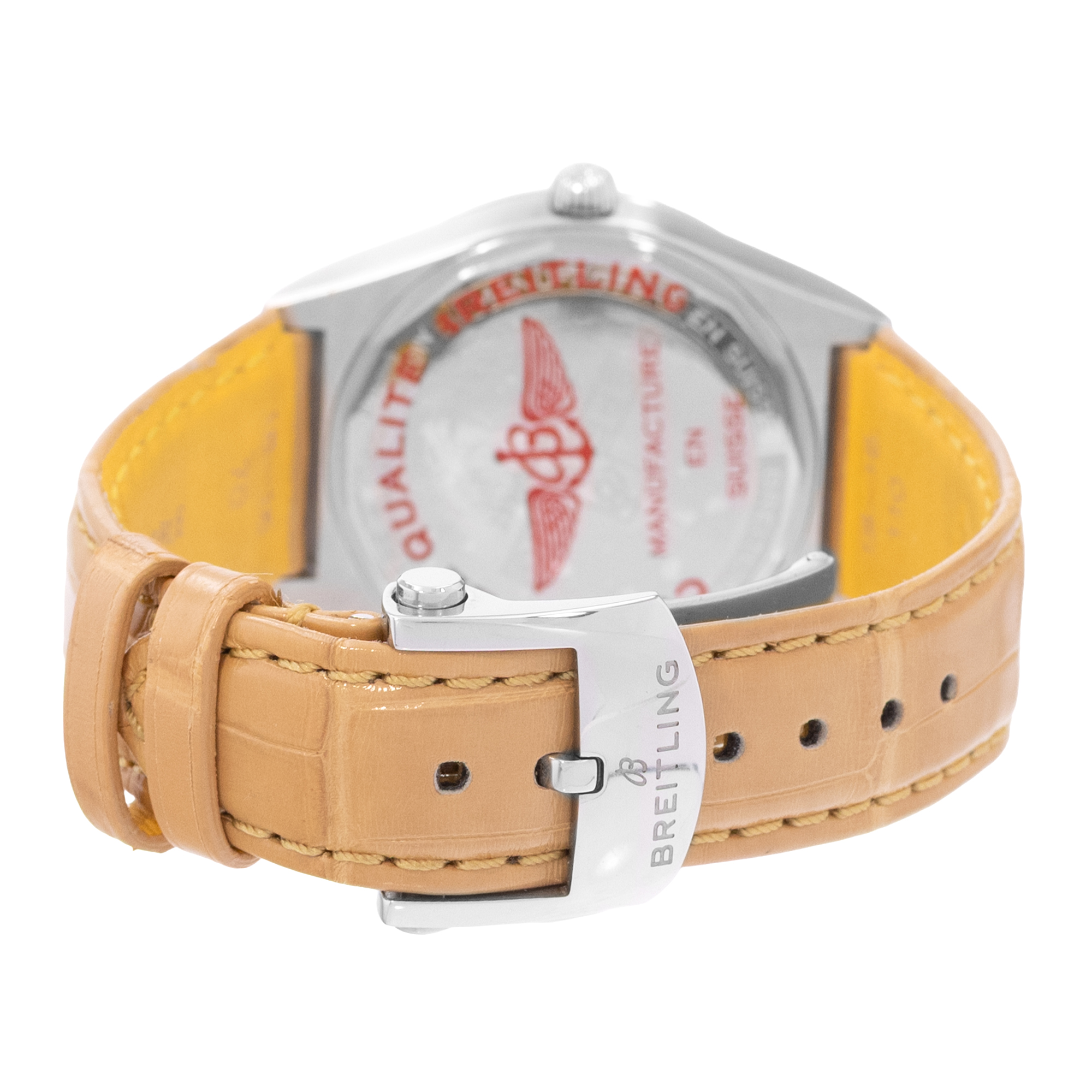 Breitling Chronomat A10380611A1P1 36mm Diamonds Steel Mens Watch Box Card thumbnail 8
