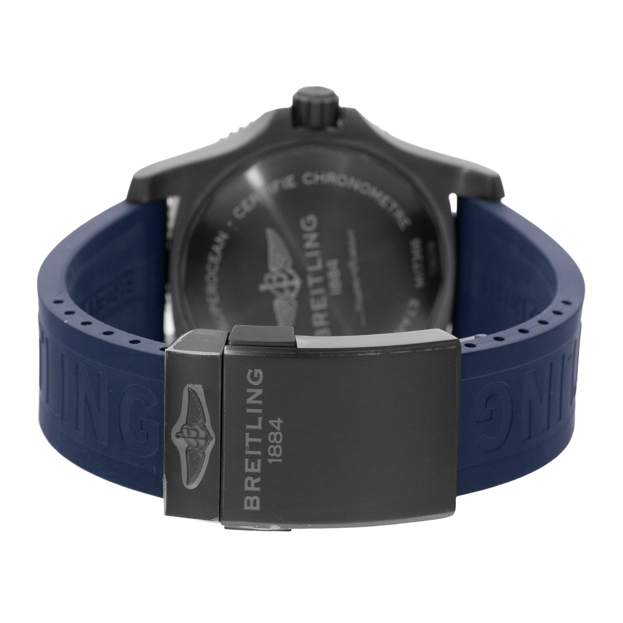 Breitling Superocean M17368D71C1S2 46mm Blue Black Steel Mens Watch Box Card thumbnail 7