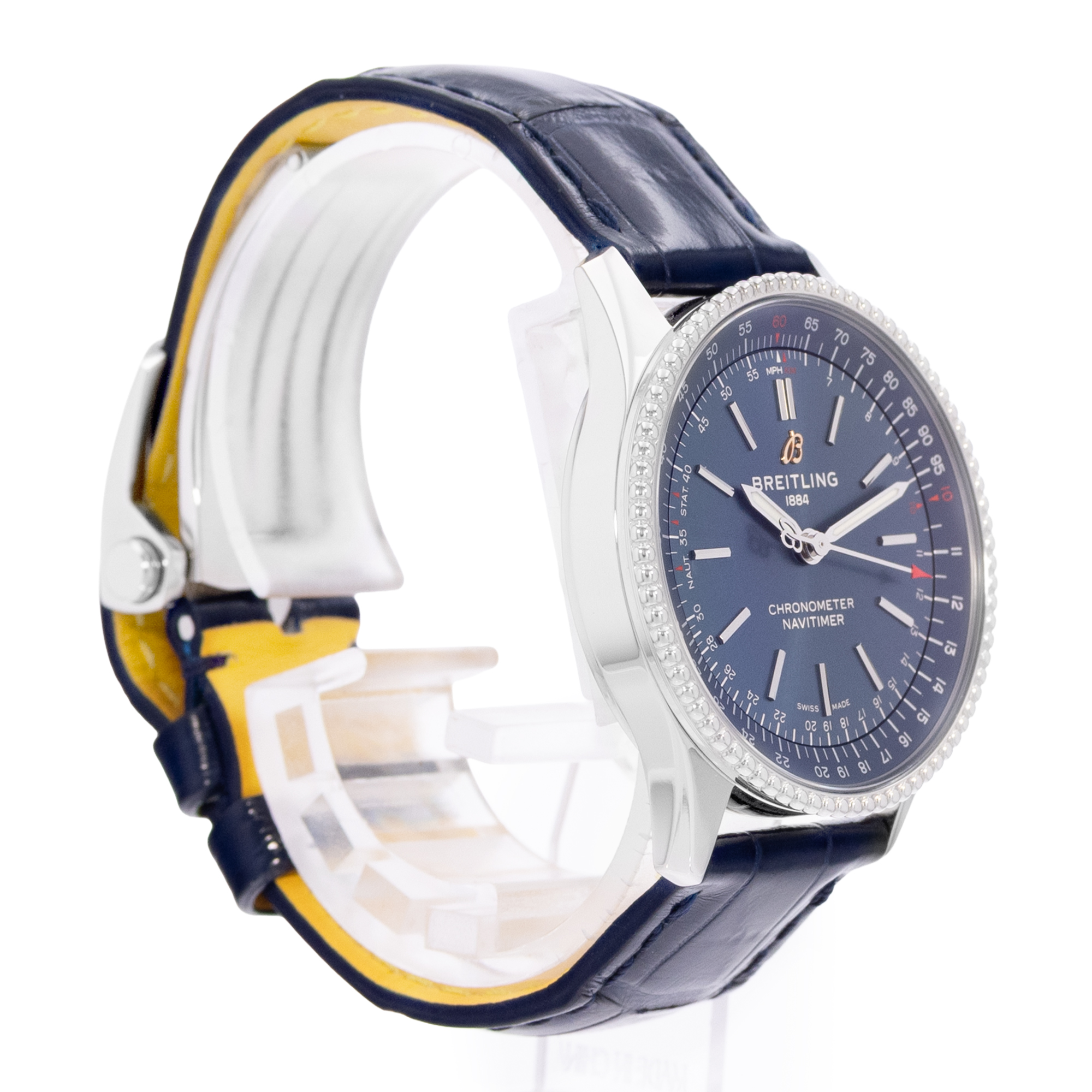 Breitling Navitimer A17395 35mm Blue Dial Steel Mens Watch Box thumbnail 5