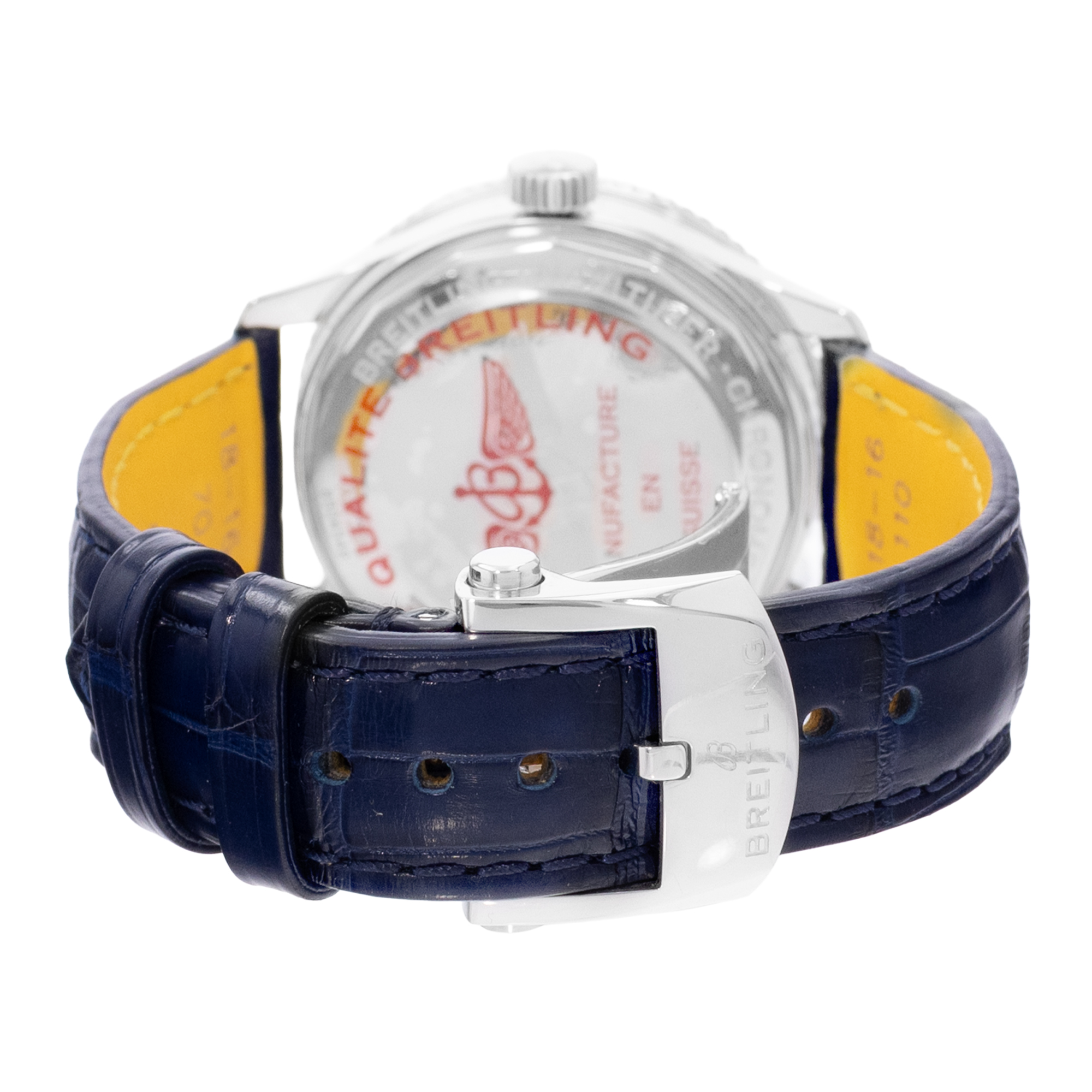 Breitling Navitimer A17395 35mm Blue Dial Steel Mens Watch Box thumbnail 7