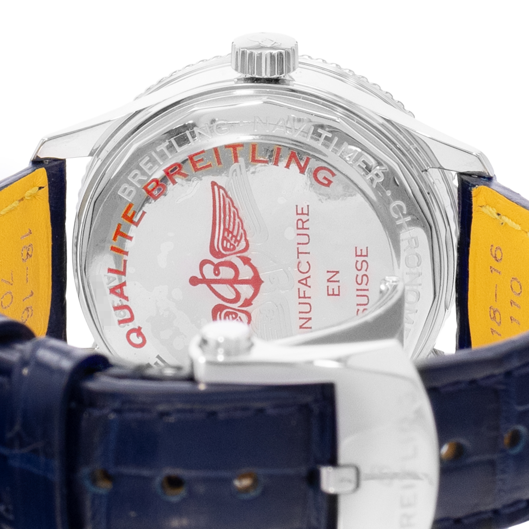 Breitling Navitimer A17395 35mm Blue Dial Steel Mens Watch Box thumbnail 8