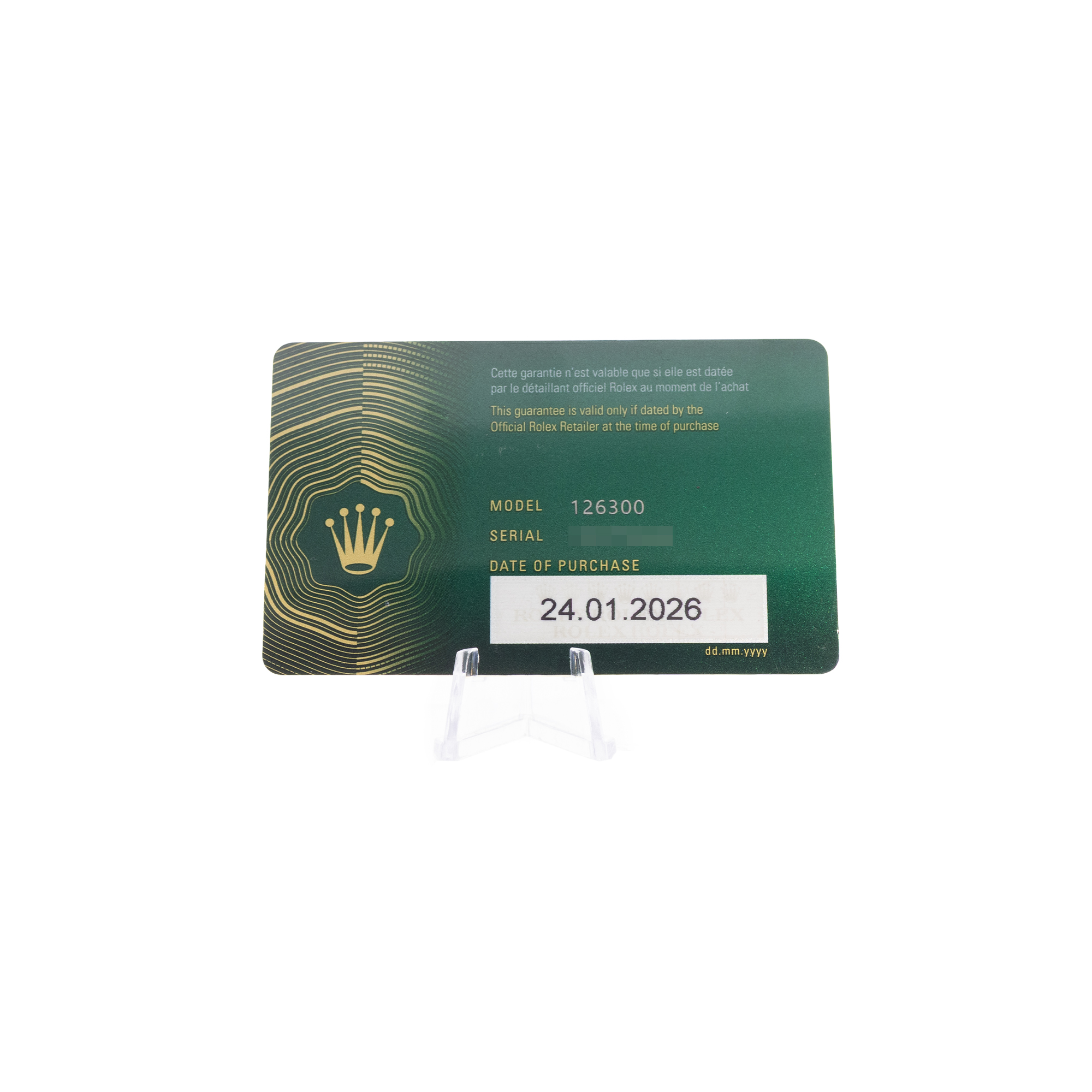 Rolex Datejust 41 126300 Black Dial Steel Oyster Automatic Mens Watch Card thumbnail 3