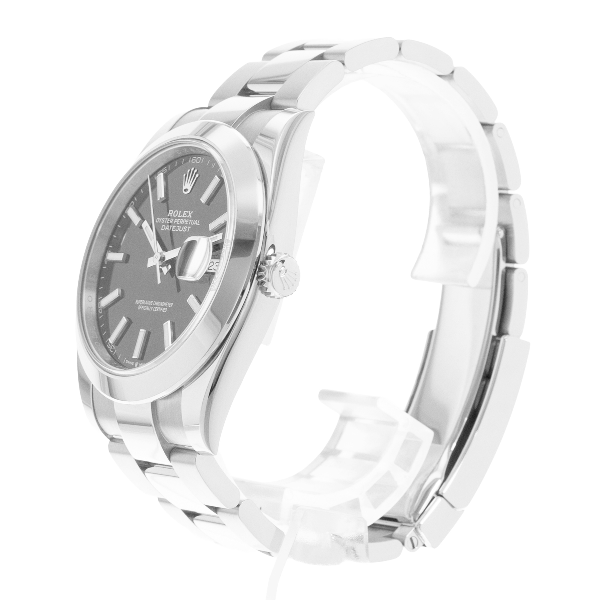 Rolex Datejust 41 126300 Black Dial Steel Oyster Automatic Mens Watch Card thumbnail 5