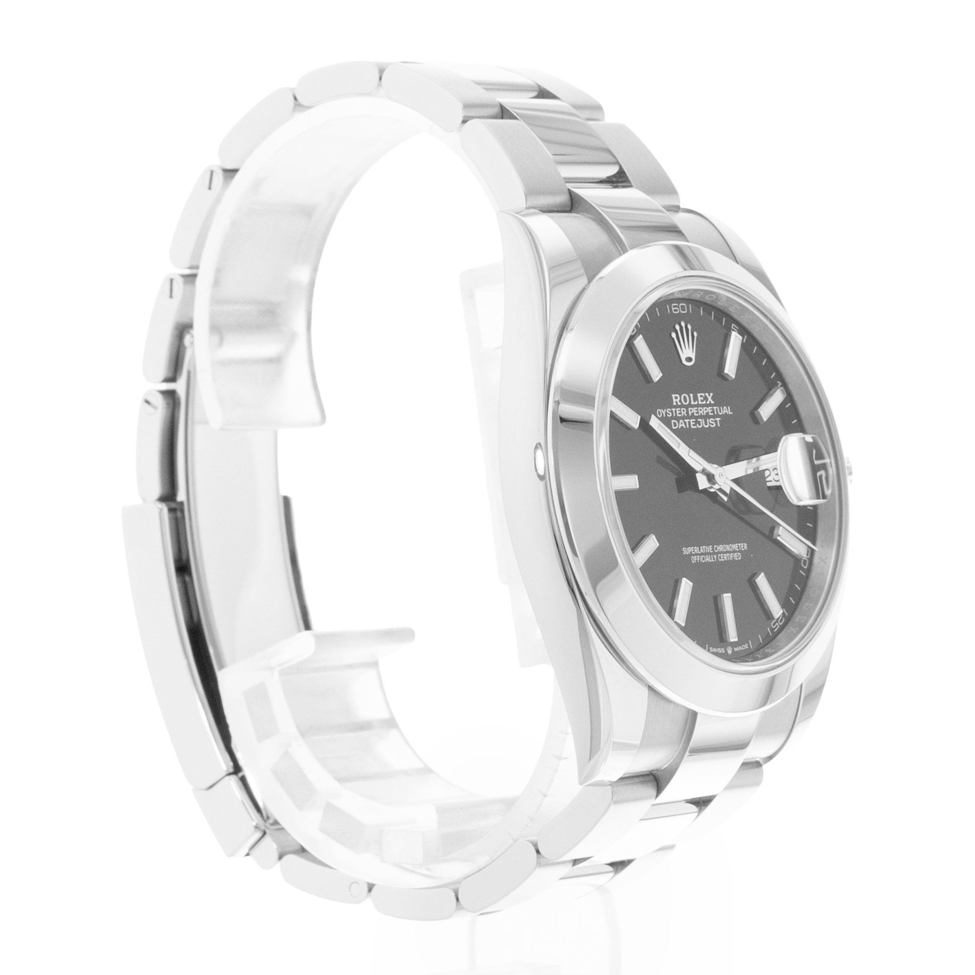 Rolex Datejust 41 126300 Black Dial Steel Oyster Automatic Mens Watch Card thumbnail 6