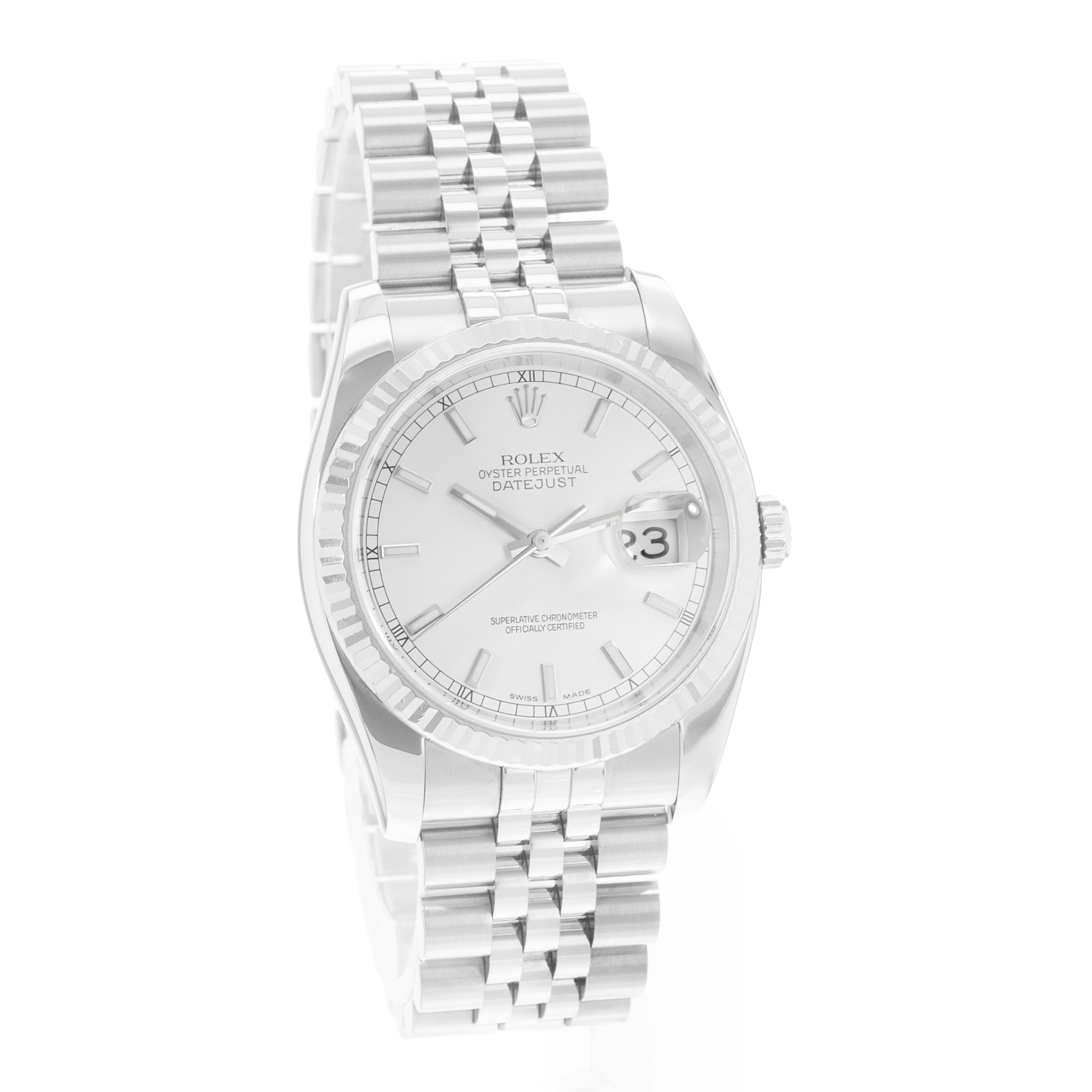 Rolex Datejust 36 116234 Silver Dial Steel Jubilee Automatic Mens Watch Papers thumbnail 7
