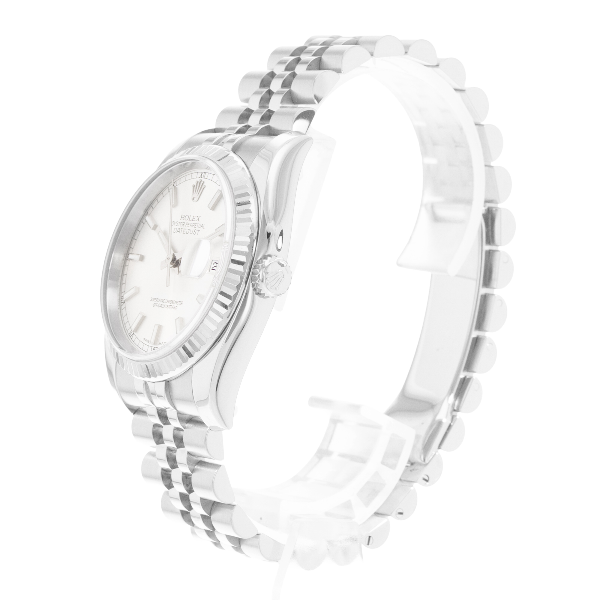 Rolex Datejust 36 116234 Silver Dial Steel Jubilee Automatic Mens Watch Papers thumbnail 5