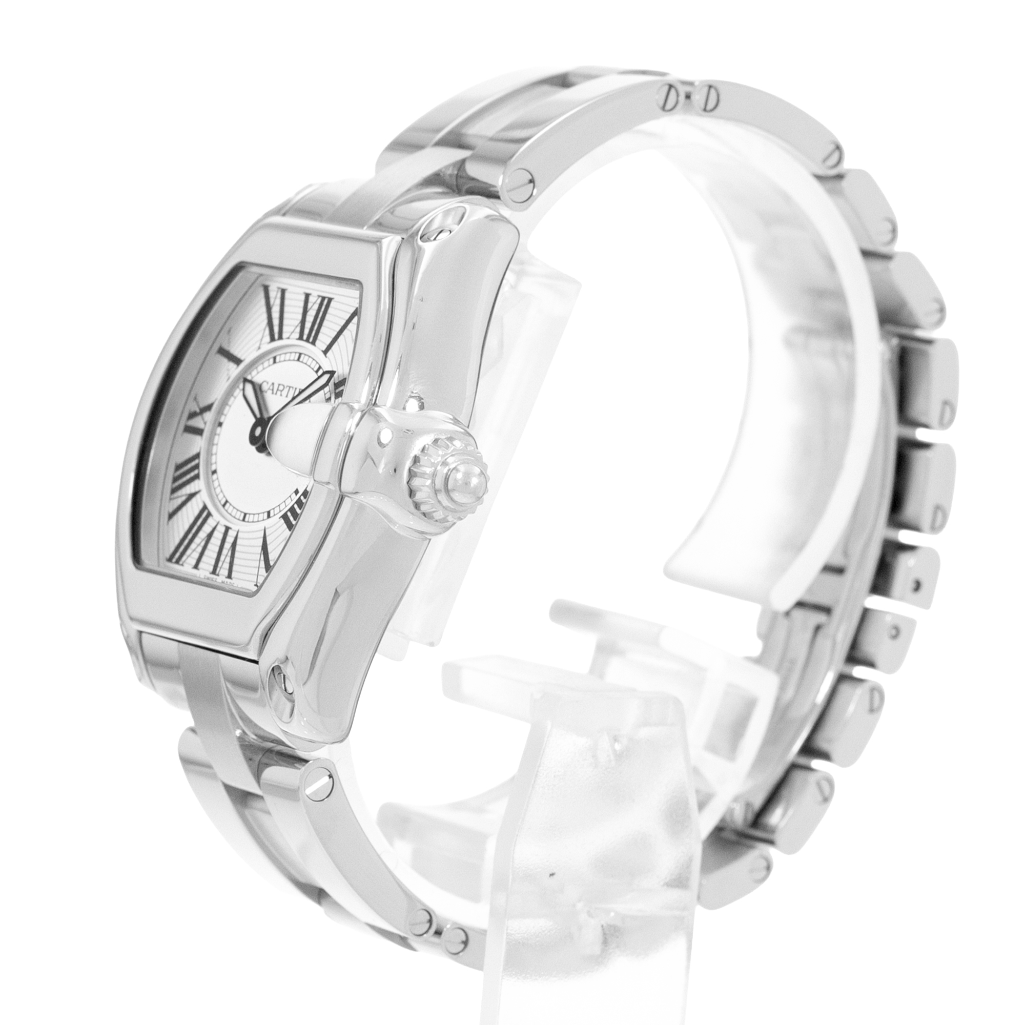 Cartier Roadster W62016V3 2675 30mm Silver Steel Ladies Watch thumbnail 4