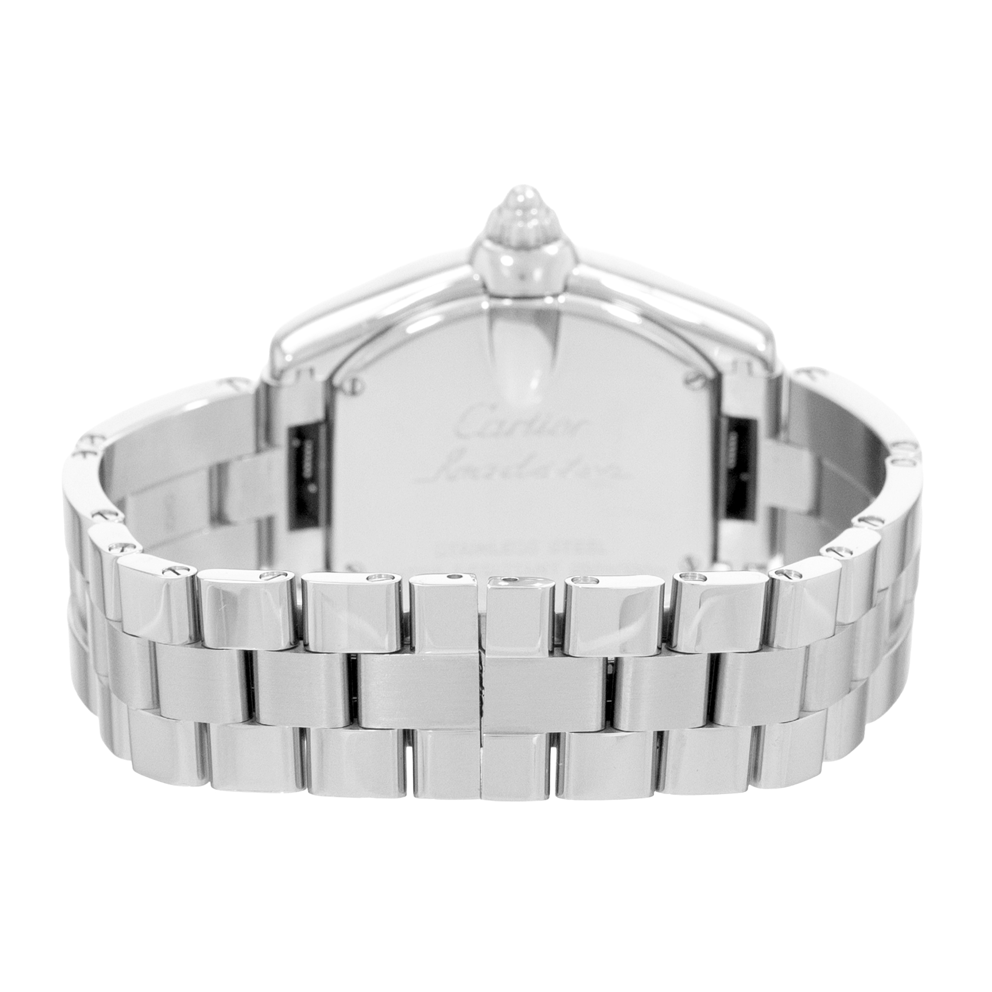 Cartier Roadster W62016V3 2675 30mm Silver Steel Ladies Watch thumbnail 7