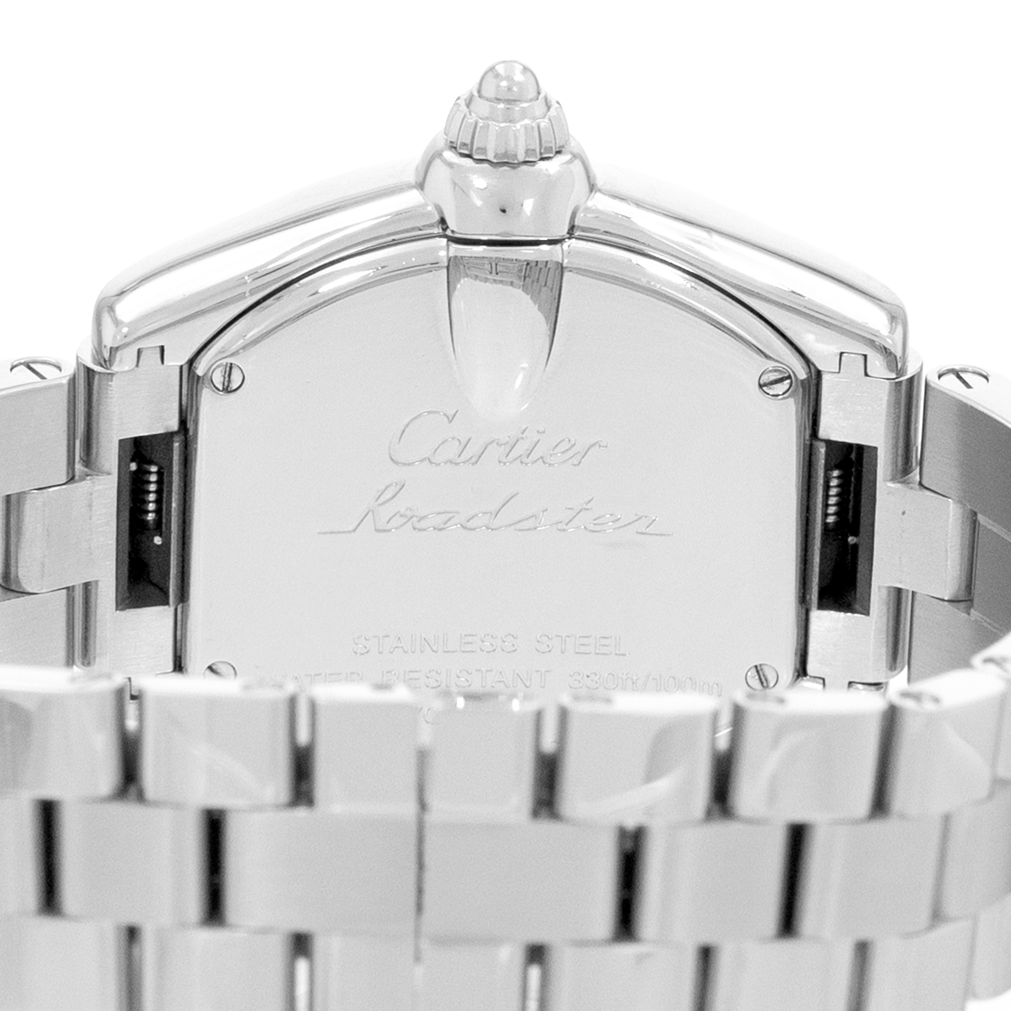 Cartier Roadster W62016V3 2675 30mm Silver Steel Ladies Watch thumbnail 8