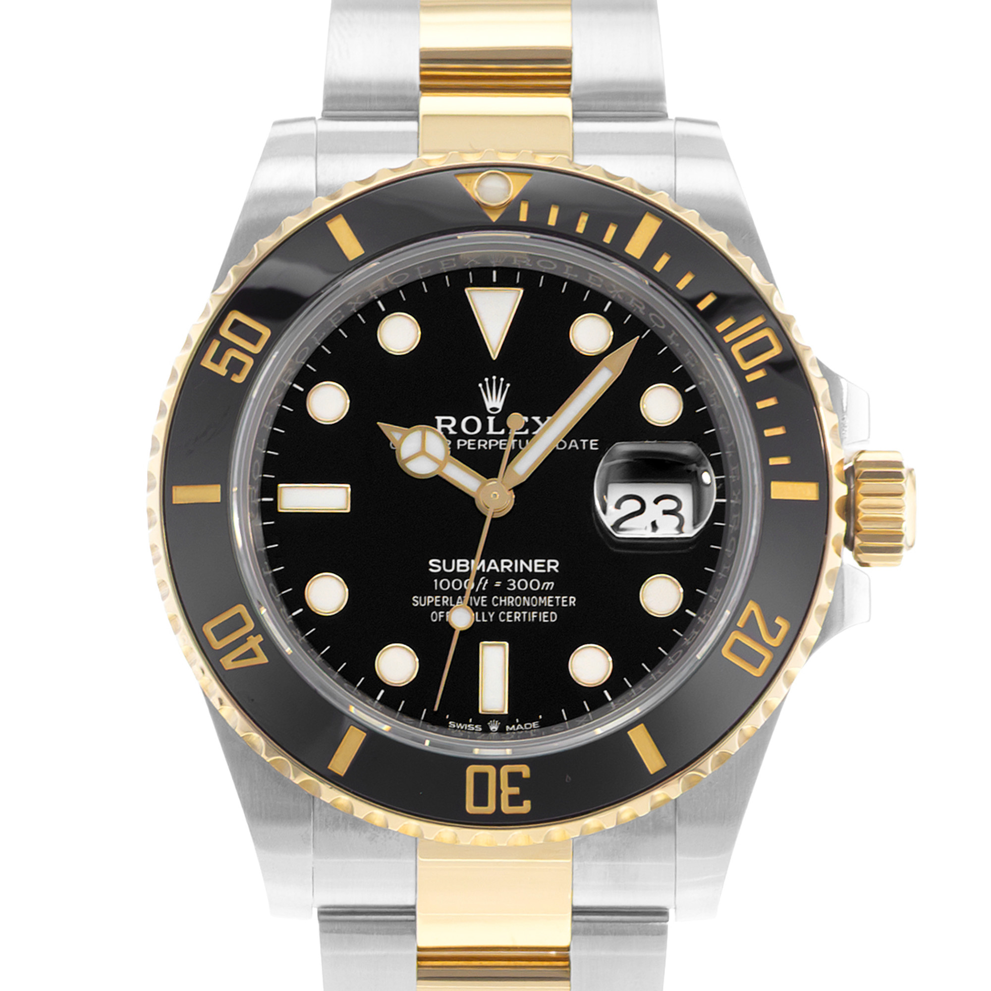 Rolex Submariner Date 126613 41mm Black Dial Steel Yellow Gold Mens Watch Card thumbnail 1