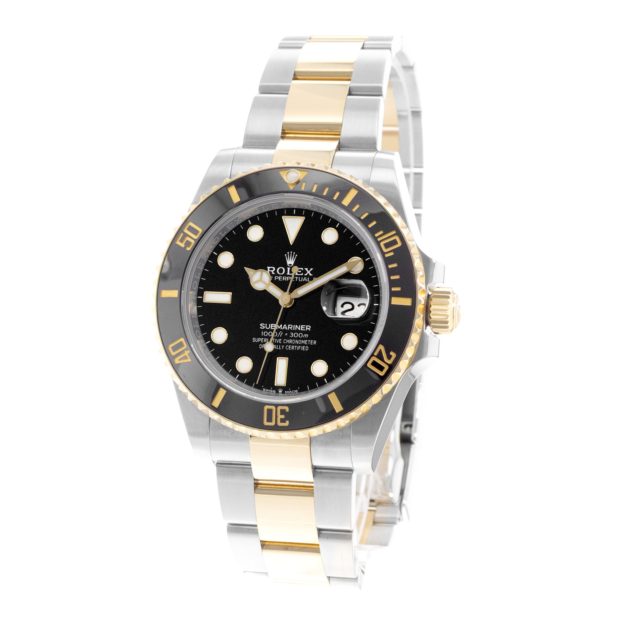 Rolex Submariner Date 126613 41mm Black Dial Steel Yellow Gold Mens Watch Card thumbnail 4