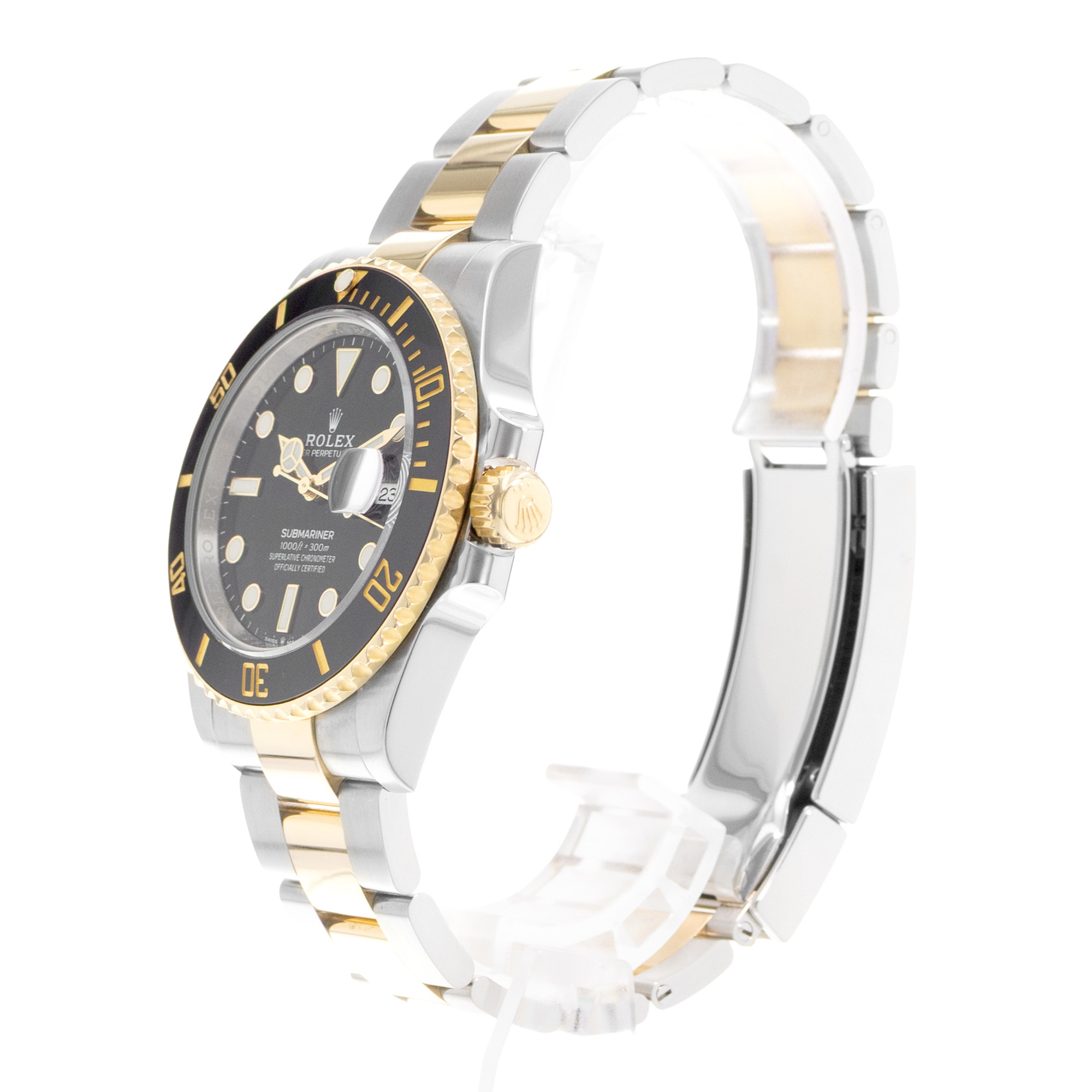 Rolex Submariner Date 126613 41mm Black Dial Steel Yellow Gold Mens Watch Card thumbnail 5