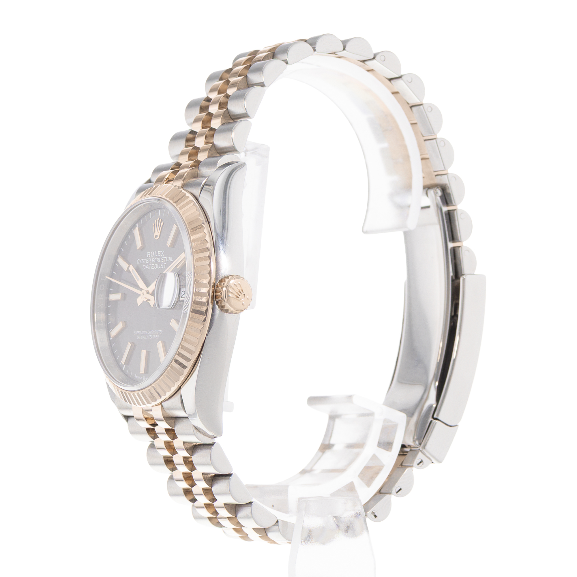 Rolex Datejust 36 126231 Gray Steel Rose Gold Jubilee Mens Automatic Watch Card thumbnail 5
