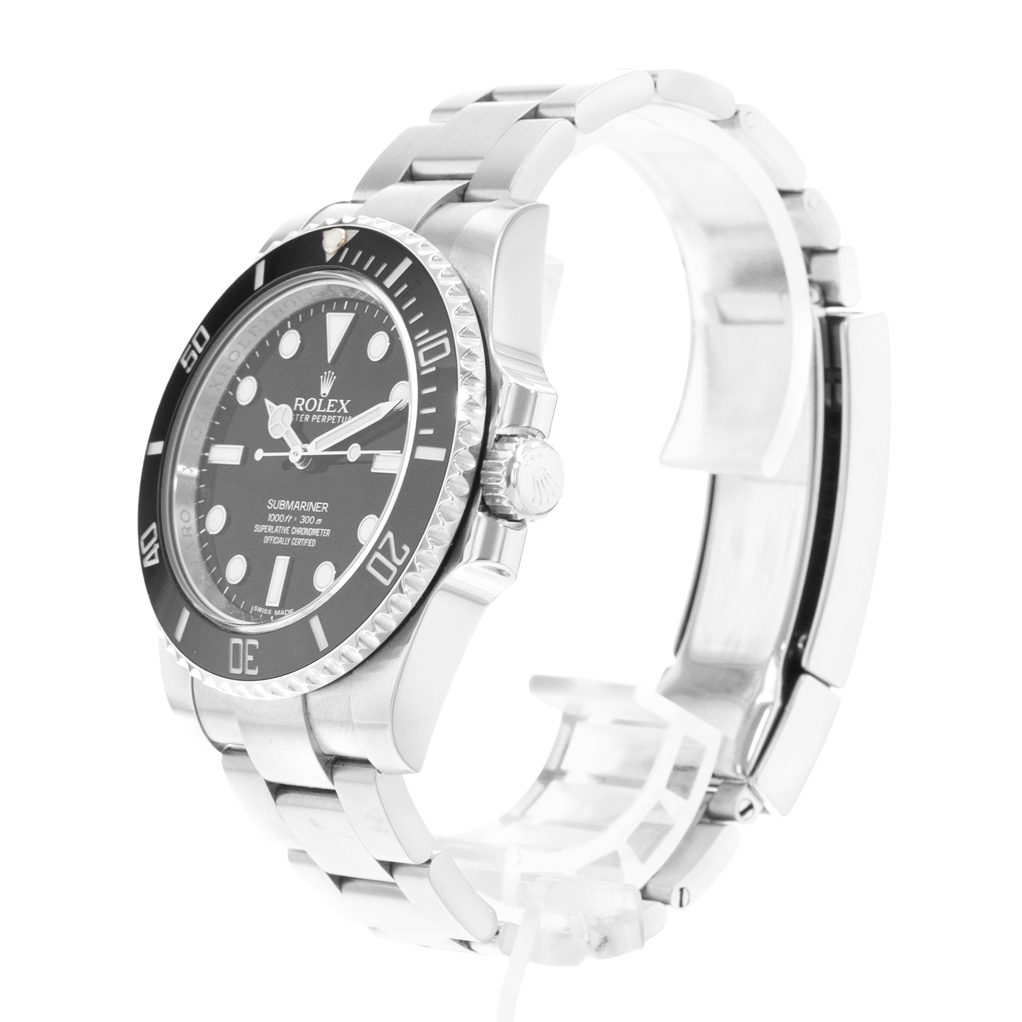 Rolex Submariner No Date 114060 40mm Black Dial Steel Automatic Mens Watch Card thumbnail 5