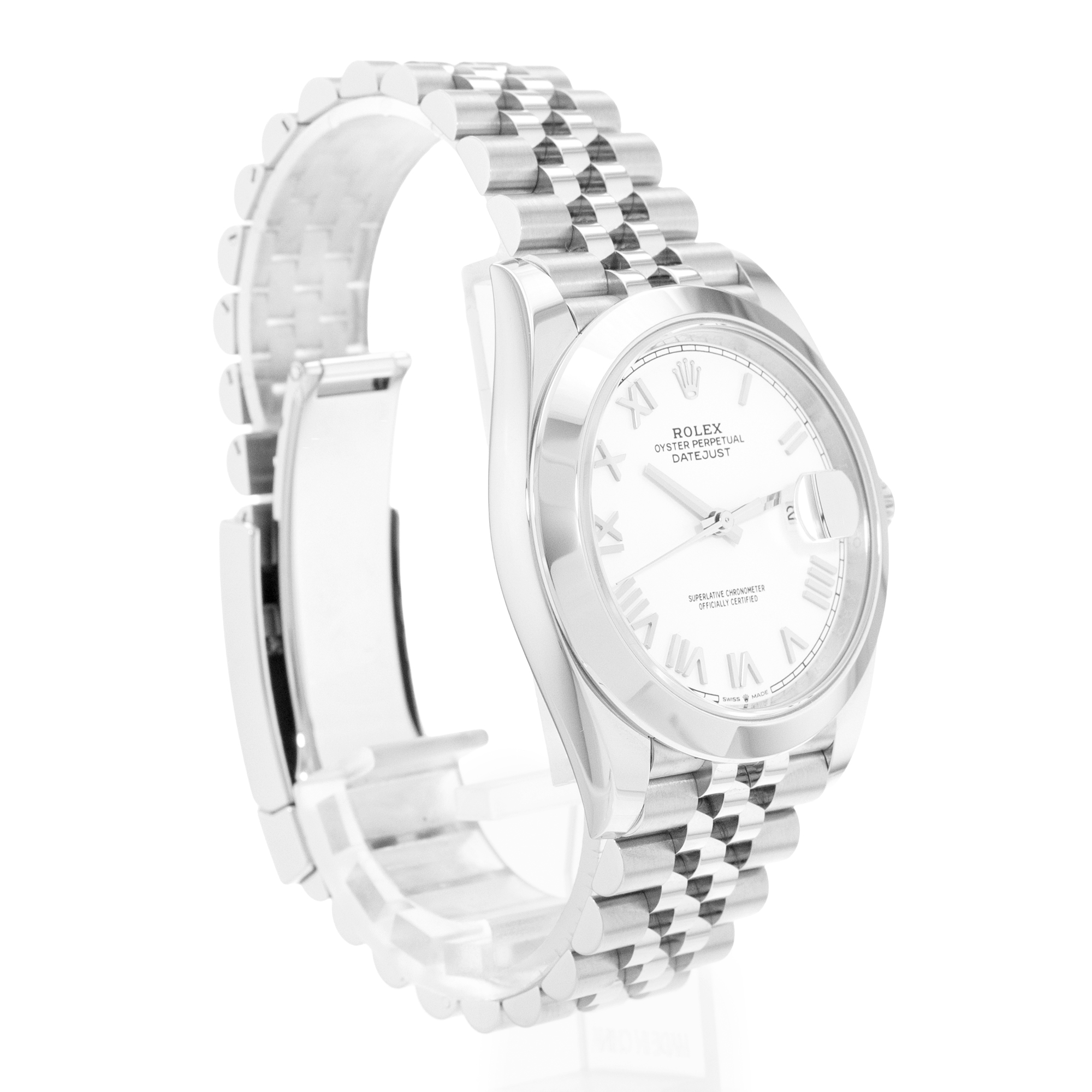 Rolex Datejust 41 126300 White Dial Steel Jubilee Mens Watch Card thumbnail 6