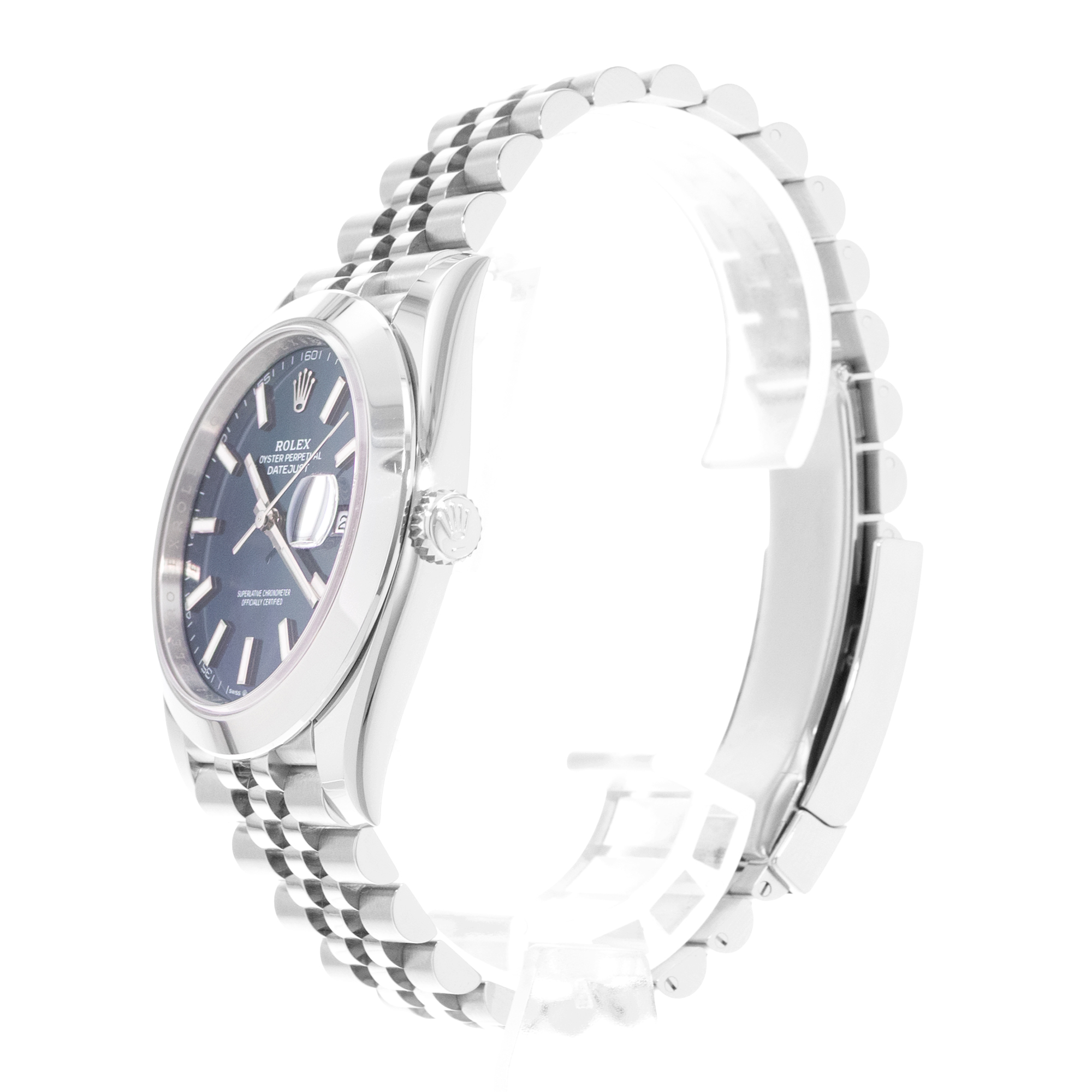 Rolex Datejust 41 126300 Blue Dial Steel Jubilee Mens Watch Card thumbnail 5