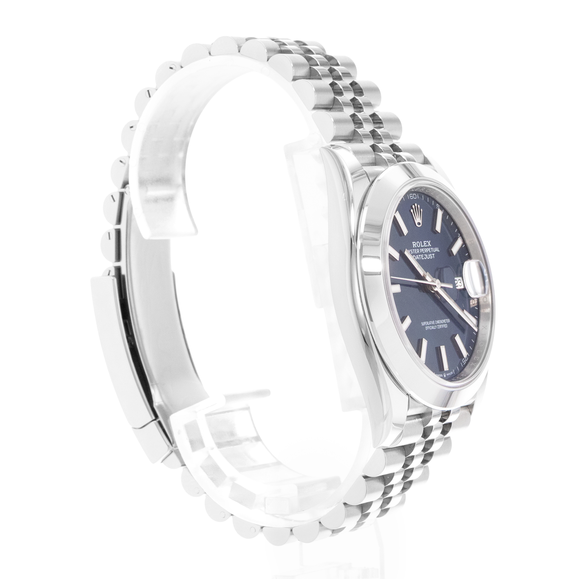 Rolex Datejust 41 126300 Blue Dial Steel Jubilee Mens Watch Card thumbnail 6