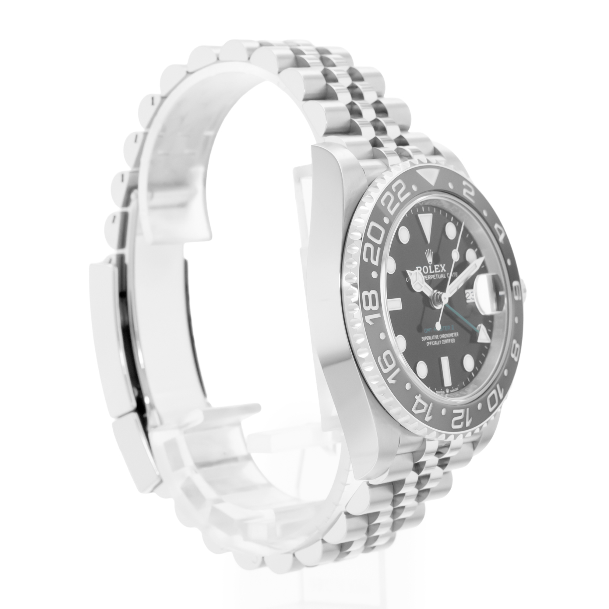 Rolex GMT-Master II 126710GRNR 40mm Black Dial Steel Jubilee Mens Watch Card thumbnail 6