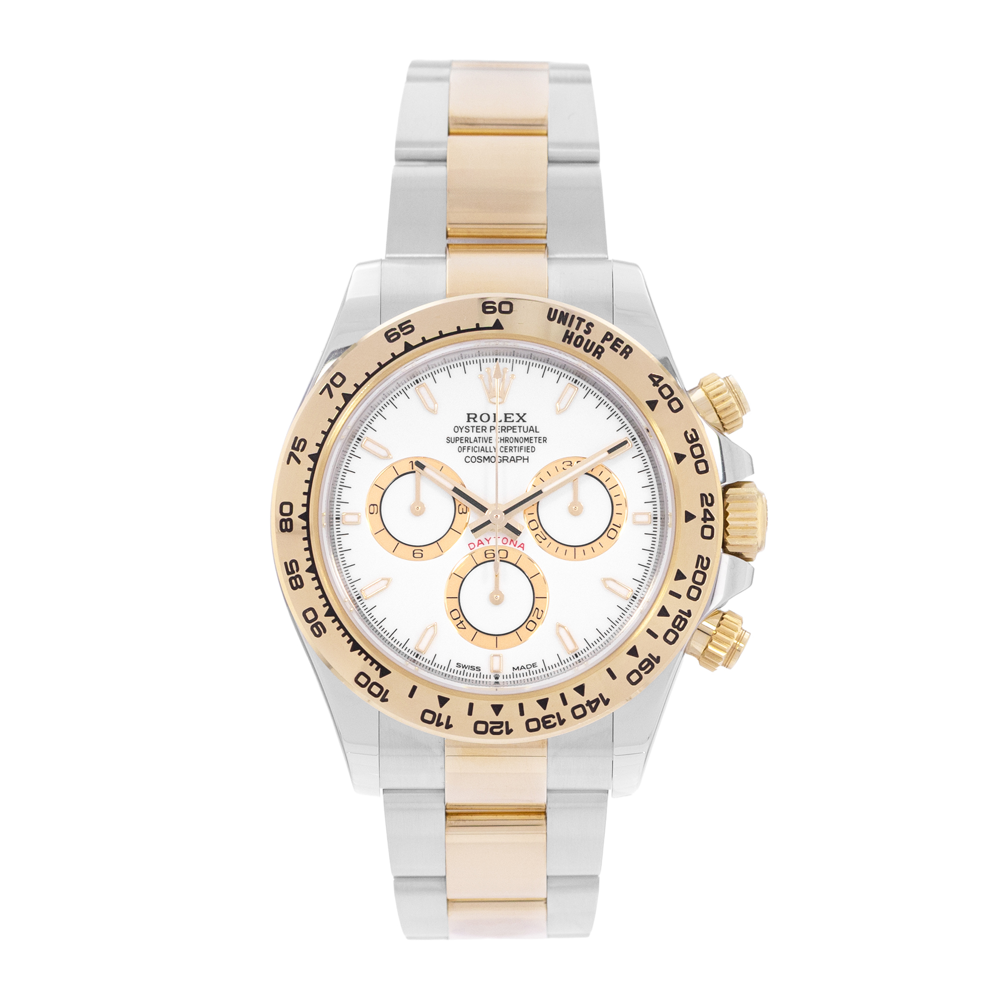 Rolex Daytona 126503 White Steel 18k Yellow Gold Chronograph Mens Watch 2025 thumbnail 2