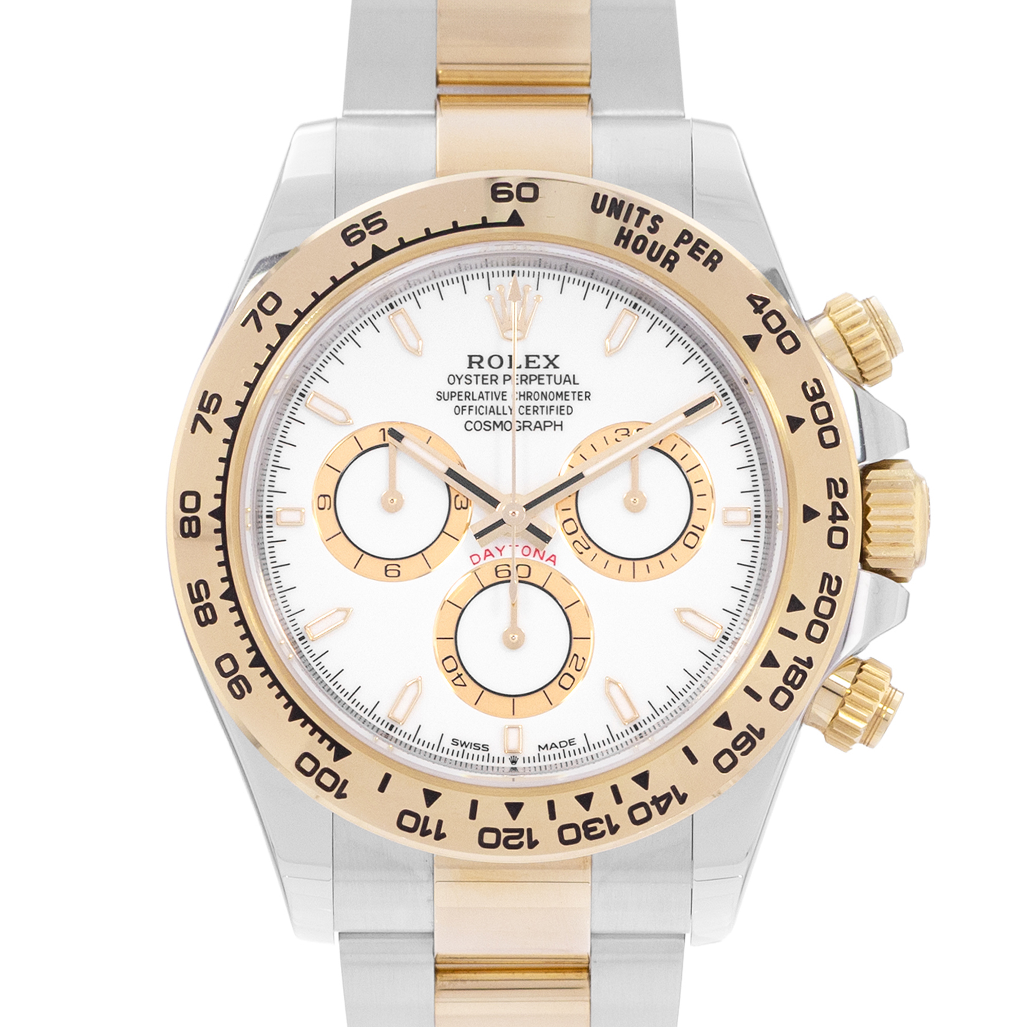 Rolex Daytona 126503 White Steel 18k Yellow Gold Chronograph Mens Watch 2025 thumbnail 1