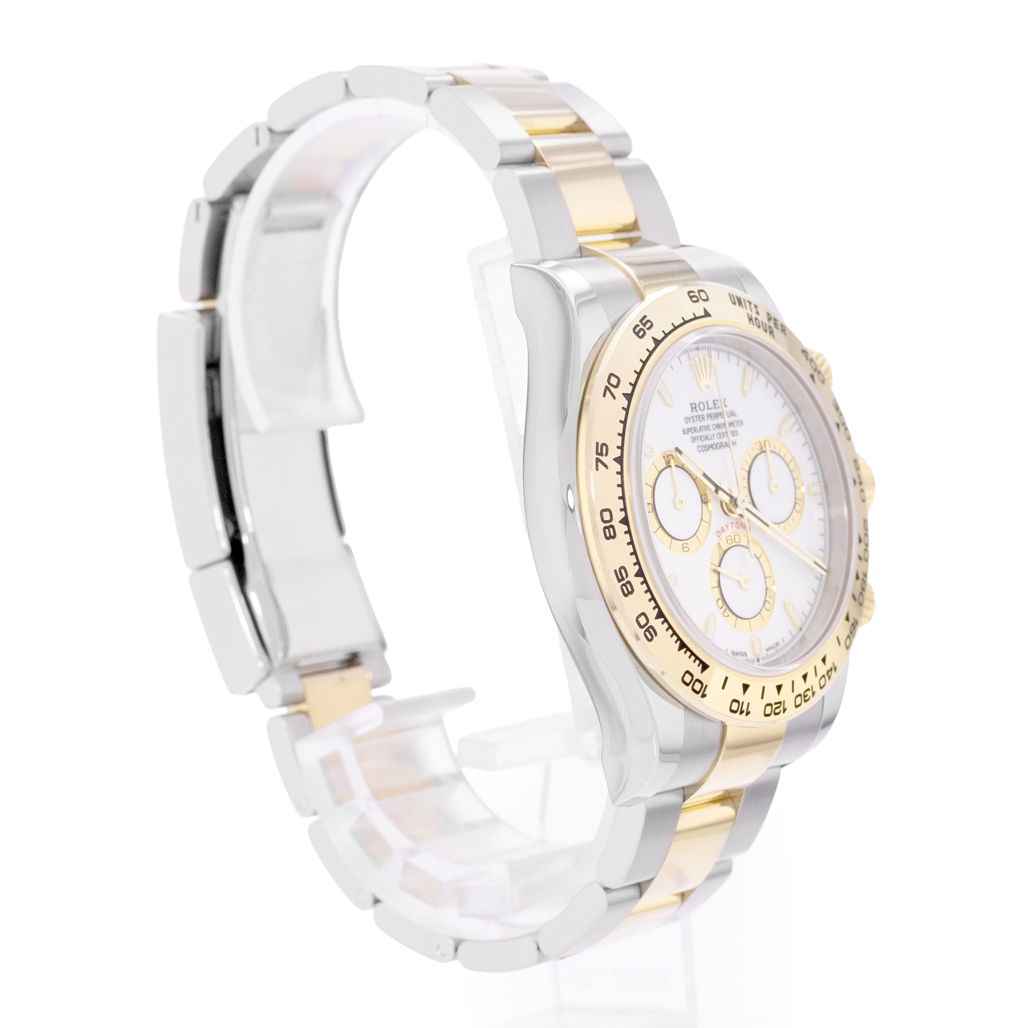 Rolex Daytona 126503 White Steel 18k Yellow Gold Chronograph Mens Watch 2025 thumbnail 6