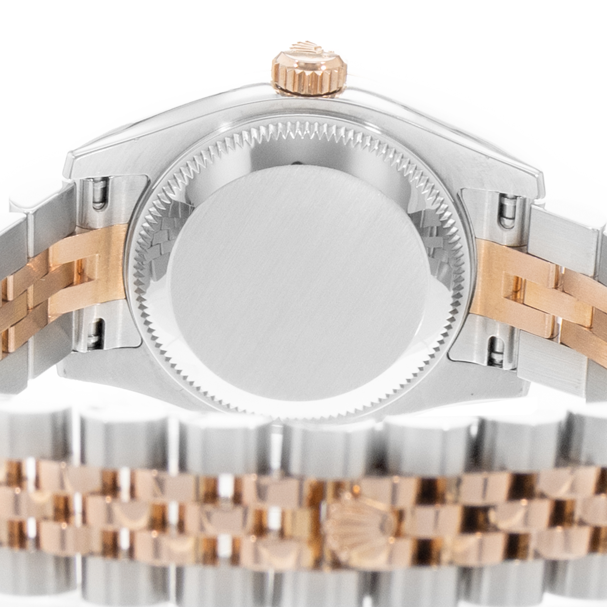 Rolex Datejust 26 179171 Chocolate Steel Rose Gold Automatic Ladies Watch Card thumbnail 9