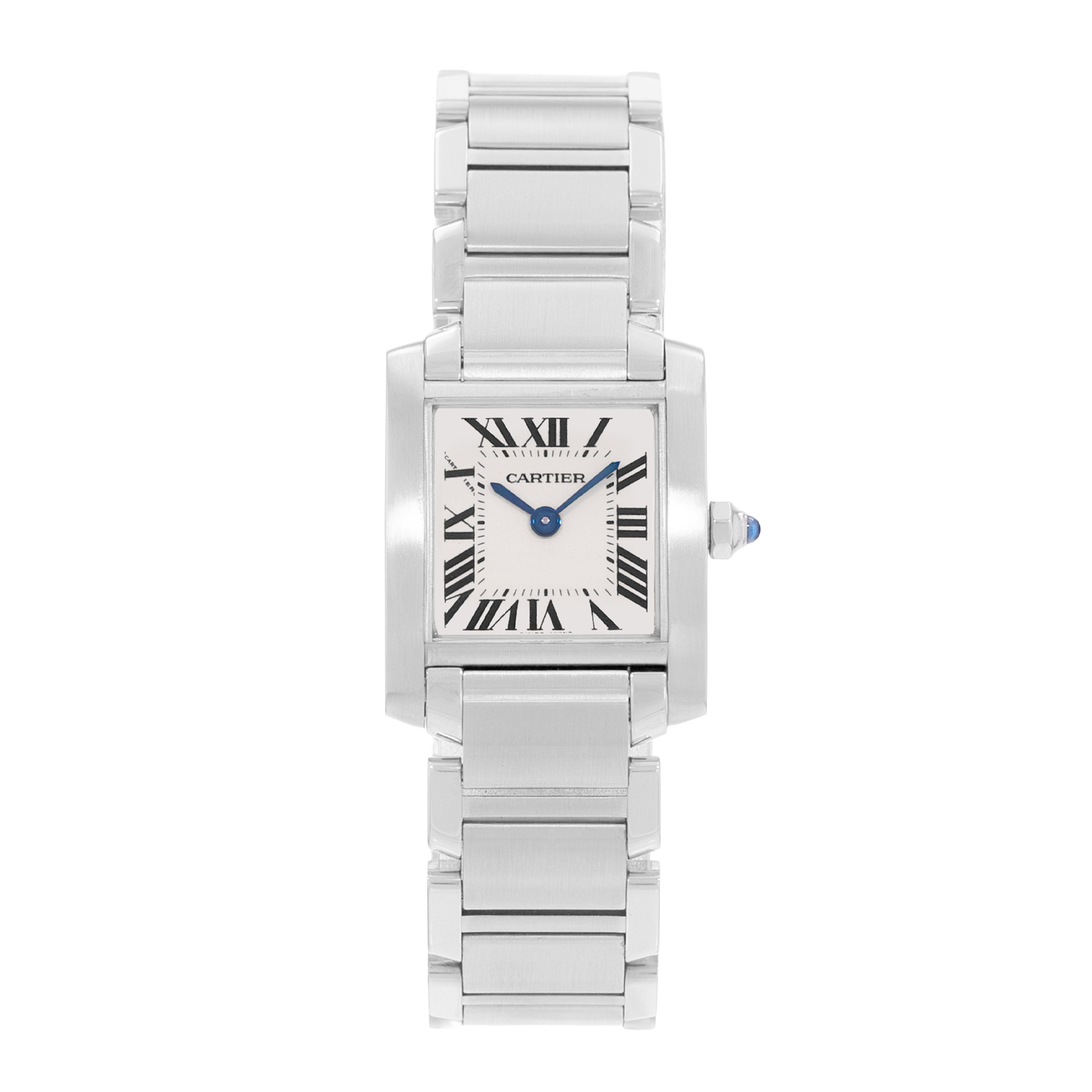 Cartier Tank Francaise W51008Q3 2384 20mm Small Silver Steel Ladies Watch thumbnail 2