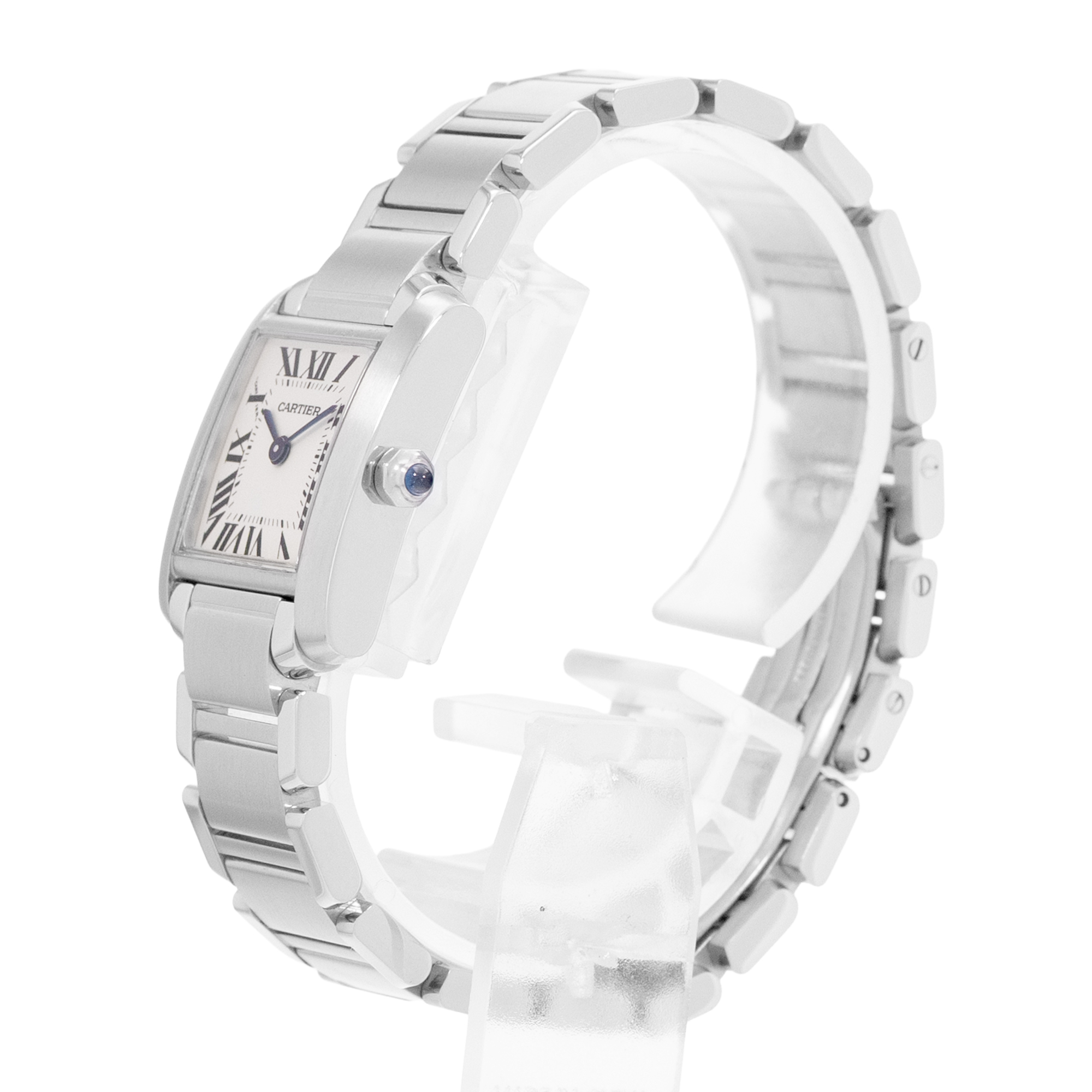 Cartier Tank Francaise W51008Q3 2384 20mm Small Silver Steel Ladies Watch thumbnail 4