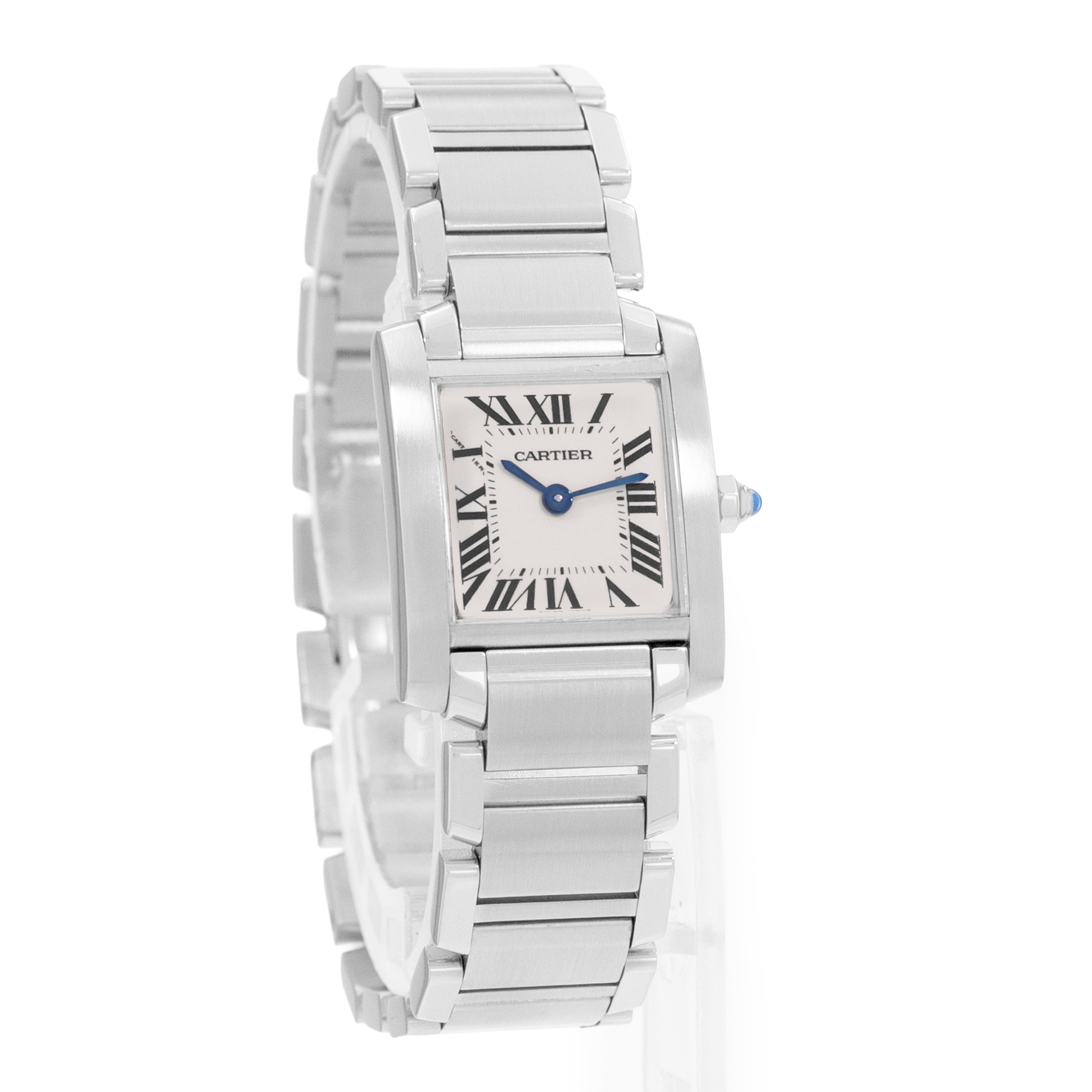 Cartier Tank Francaise W51008Q3 2384 20mm Small Silver Steel Ladies Watch thumbnail 6