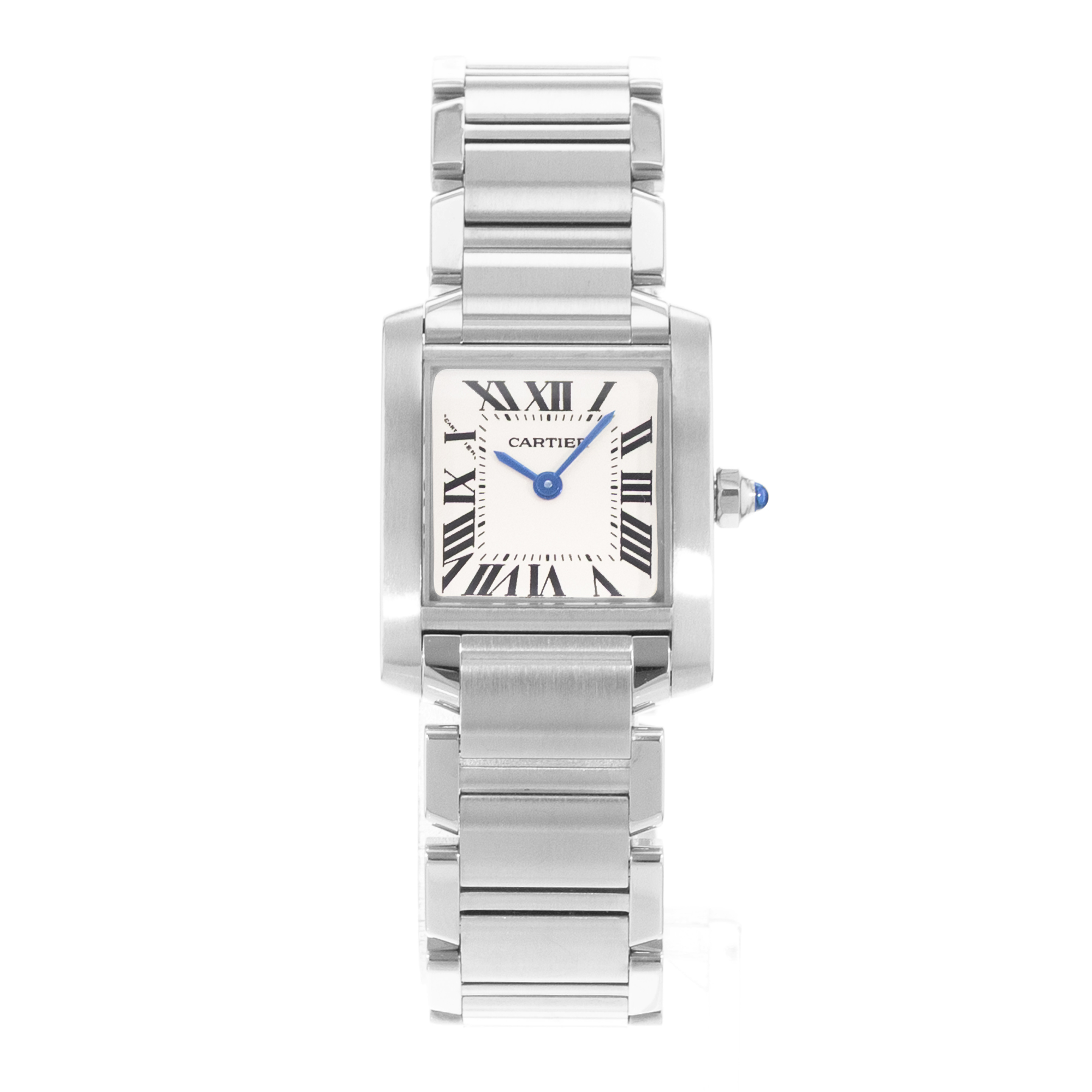 Cartier Tank Francaise W51008Q3 2384 20mm Small Silver Steel Ladies Watch thumbnail 2