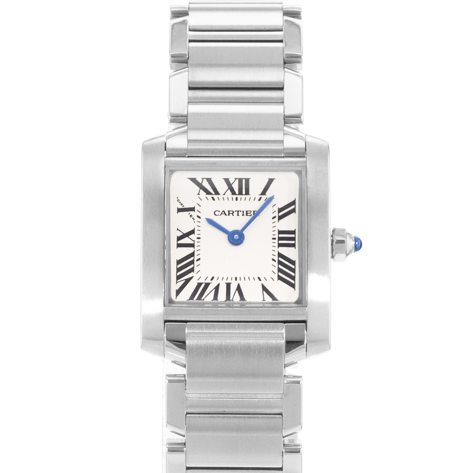 Cartier Tank Francaise W51008Q3 2384 20mm Small Silver Steel Ladies Watch thumbnail 1