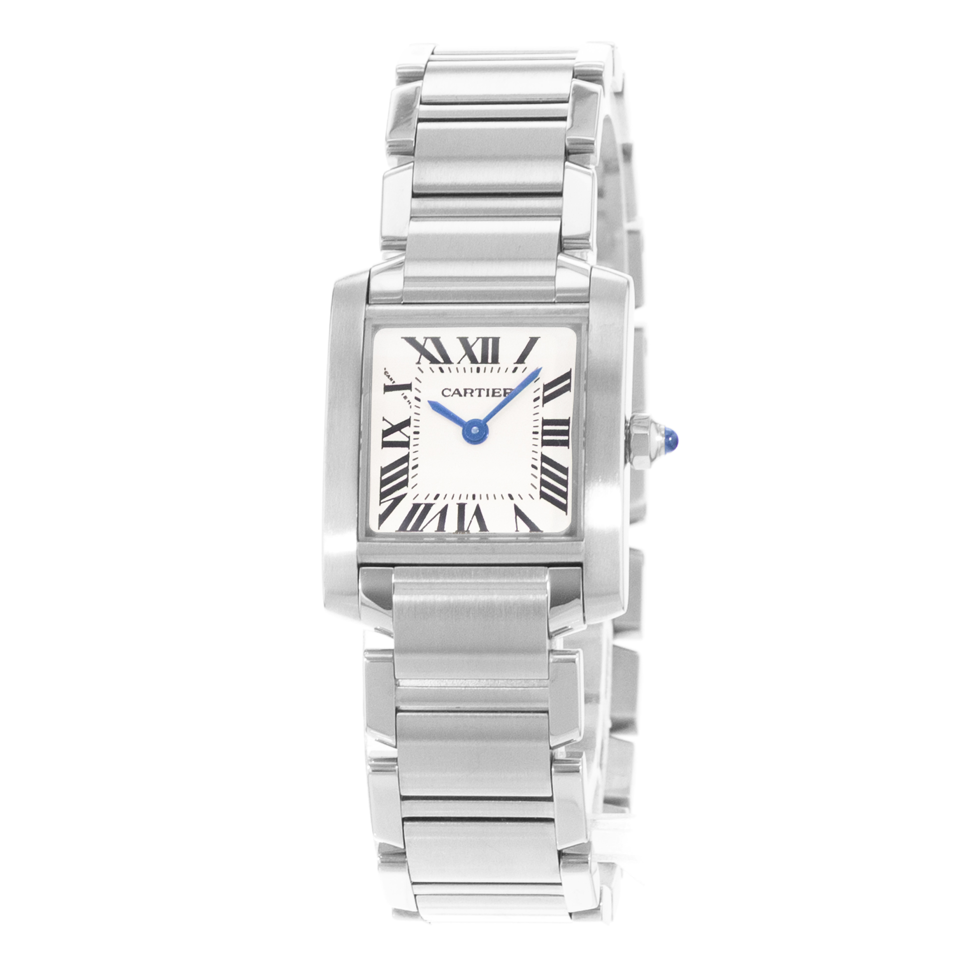 Cartier Tank Francaise W51008Q3 2384 20mm Small Silver Steel Ladies Watch thumbnail 3
