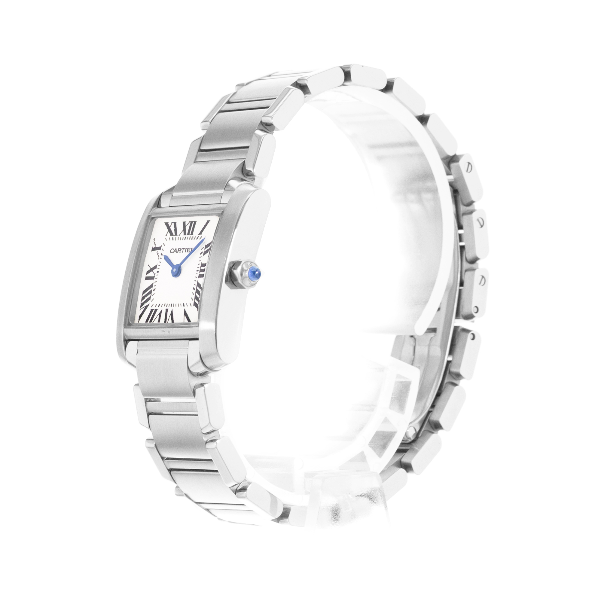 Cartier Tank Francaise W51008Q3 2384 20mm Small Silver Steel Ladies Watch thumbnail 4