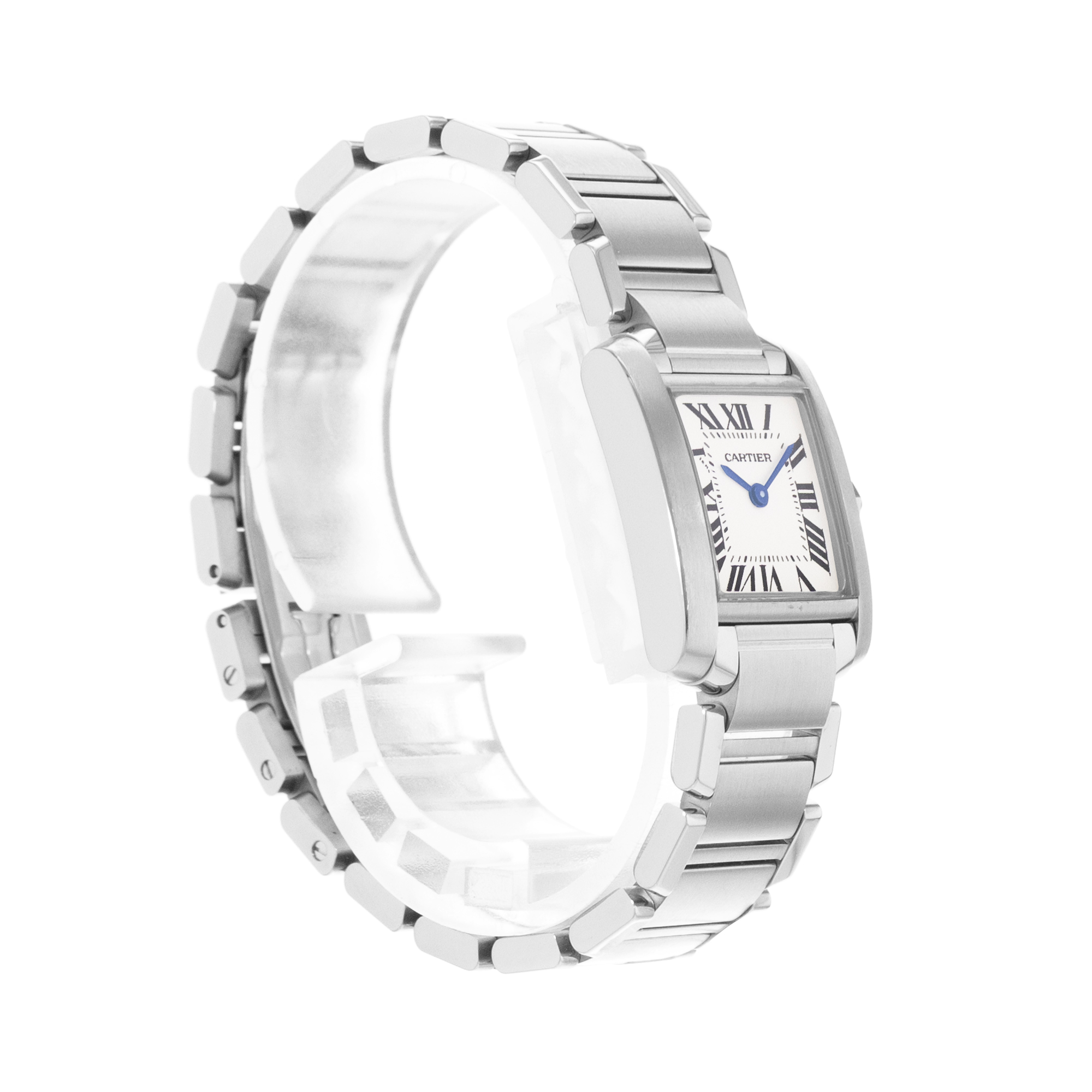Cartier Tank Francaise W51008Q3 2384 20mm Small Silver Steel Ladies Watch thumbnail 5